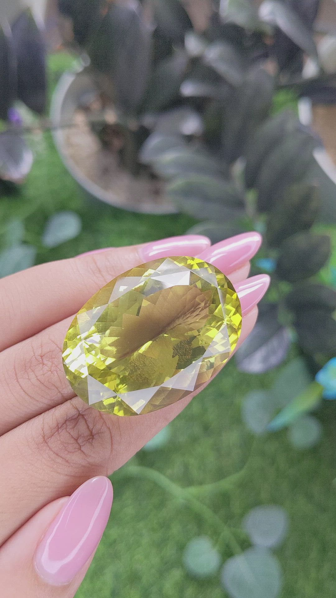 82.19 Ct. Lemon Quartz Size Video