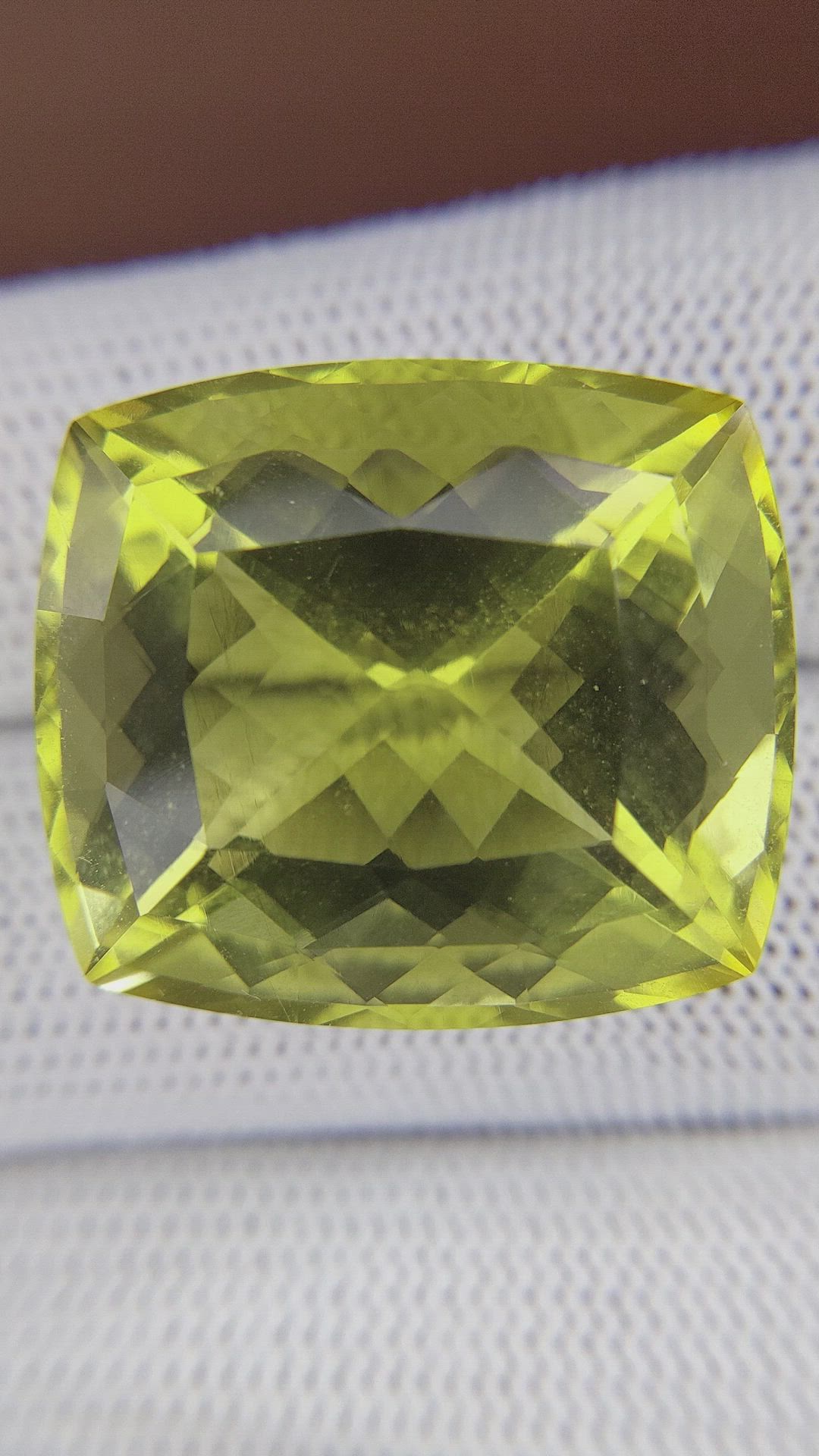 50.43 Ct. Yellowish Green Citrine from Madagascar Size Video