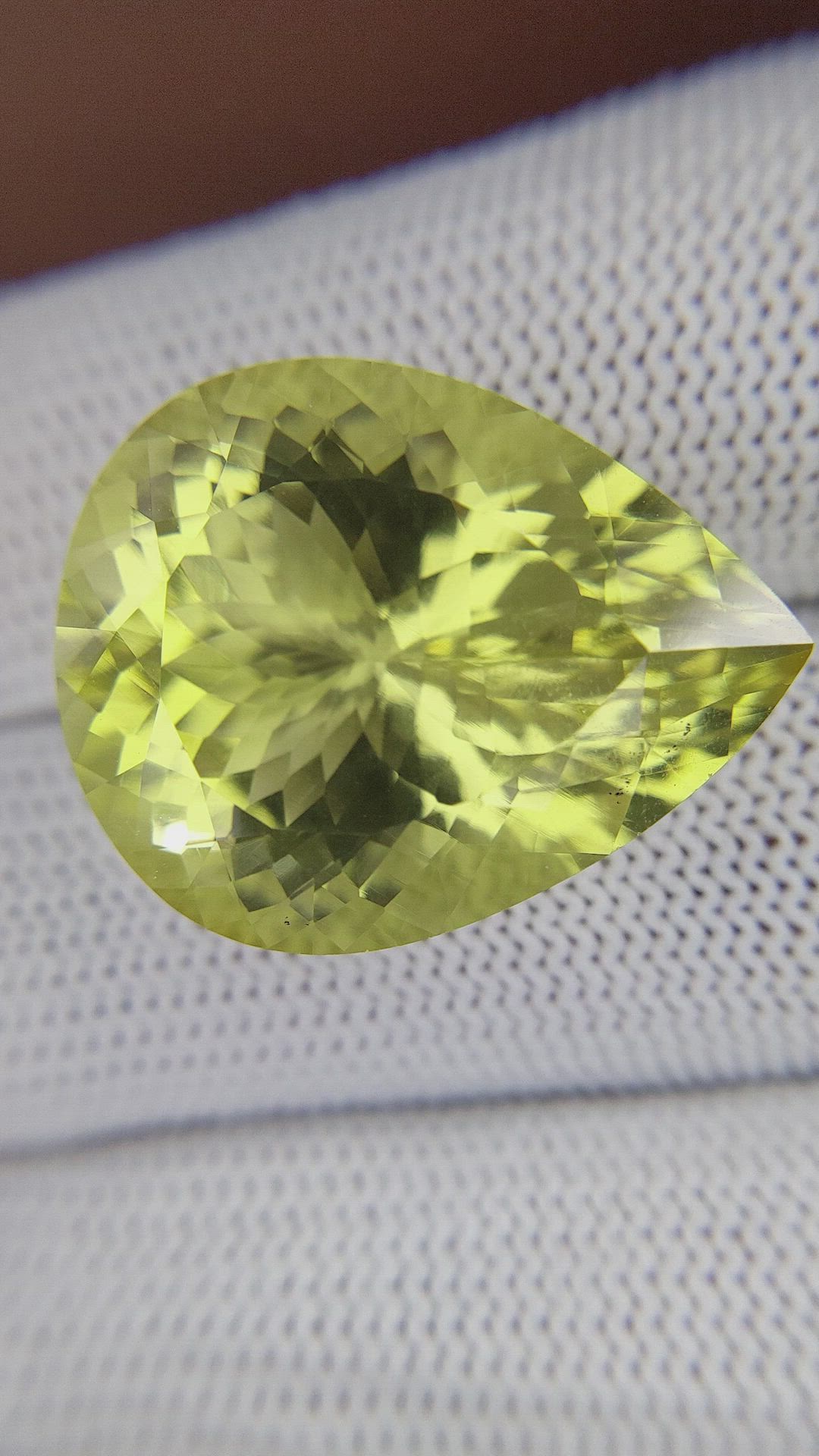 28.14 Ct. Yellowish Green Citrine Size Video