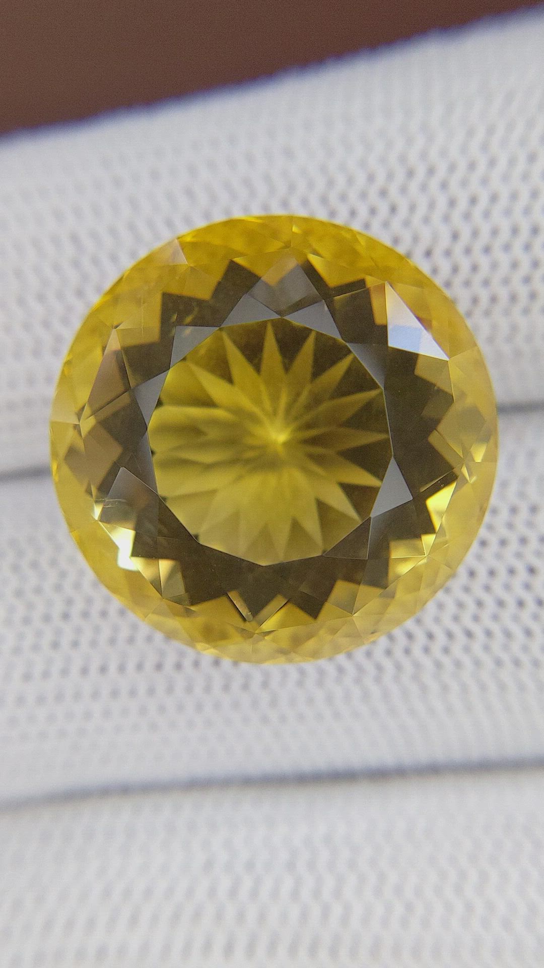 28.93 Ct. Yellow Citrine from Mexico Size Video