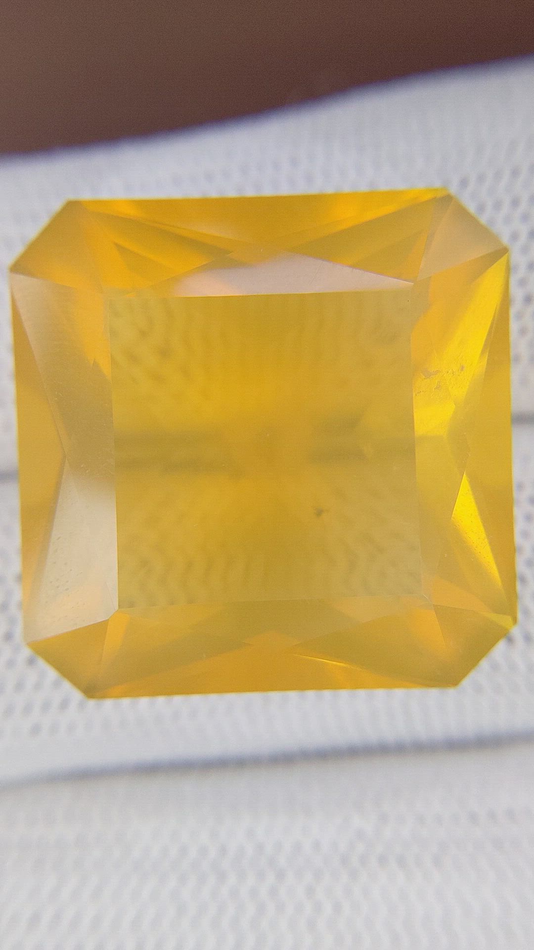 37.20 Ct. Orange Fire Opal from Mexico Size Video