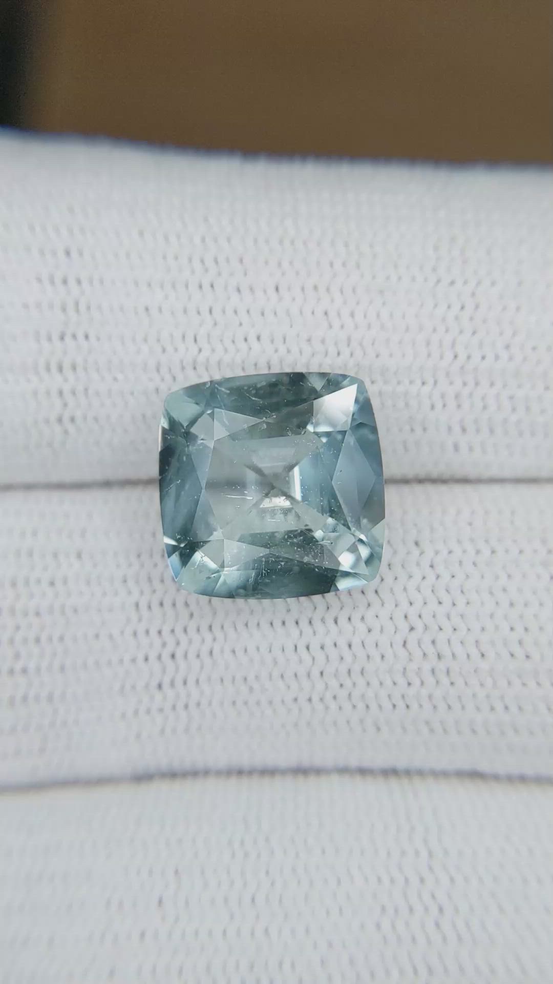 5.57 Ct. Blue Aquamarine from Brazil Size Video