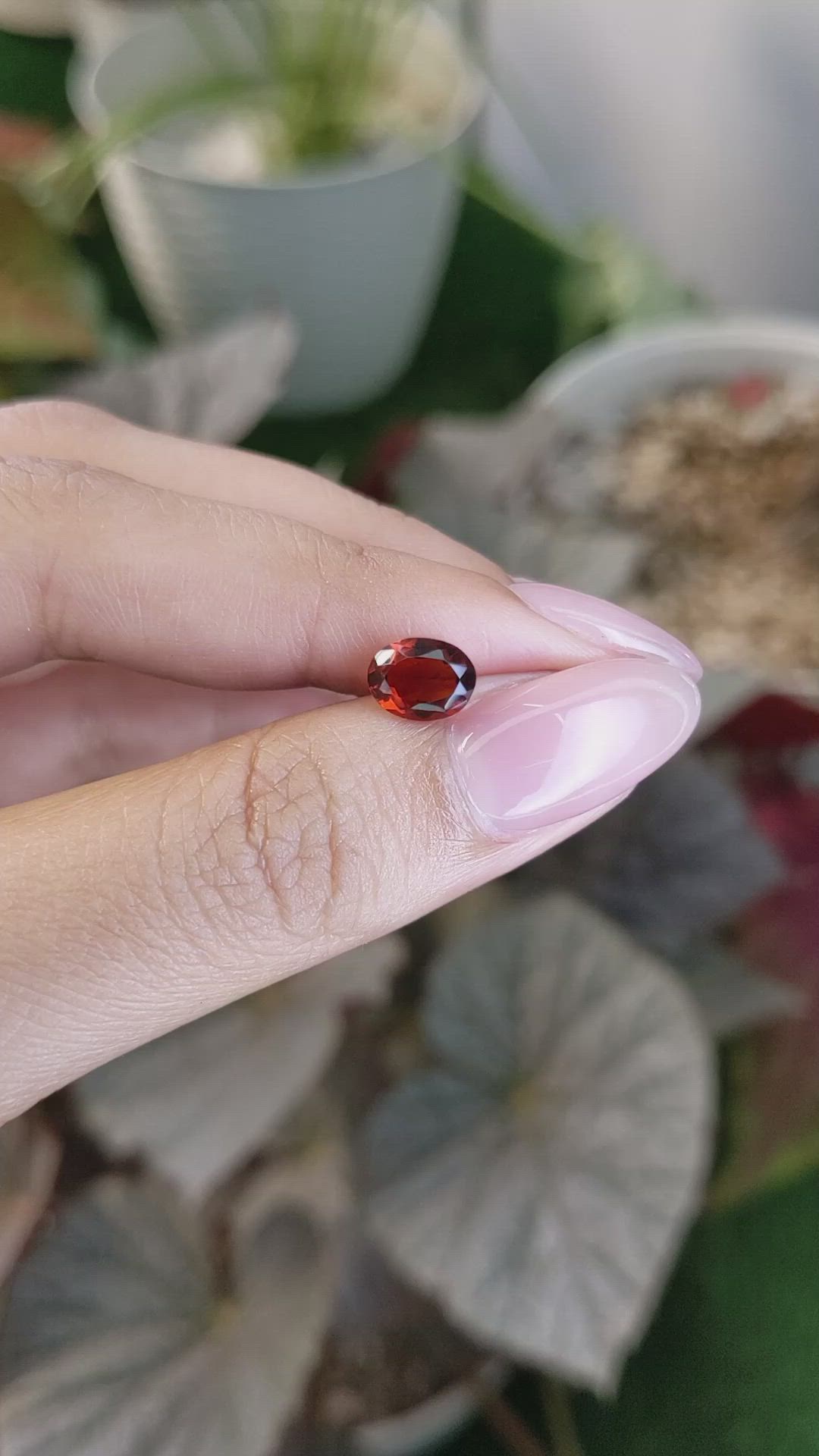 1.08 Ct. Brownish Orange Madeira Citrine from Brazil Size Video