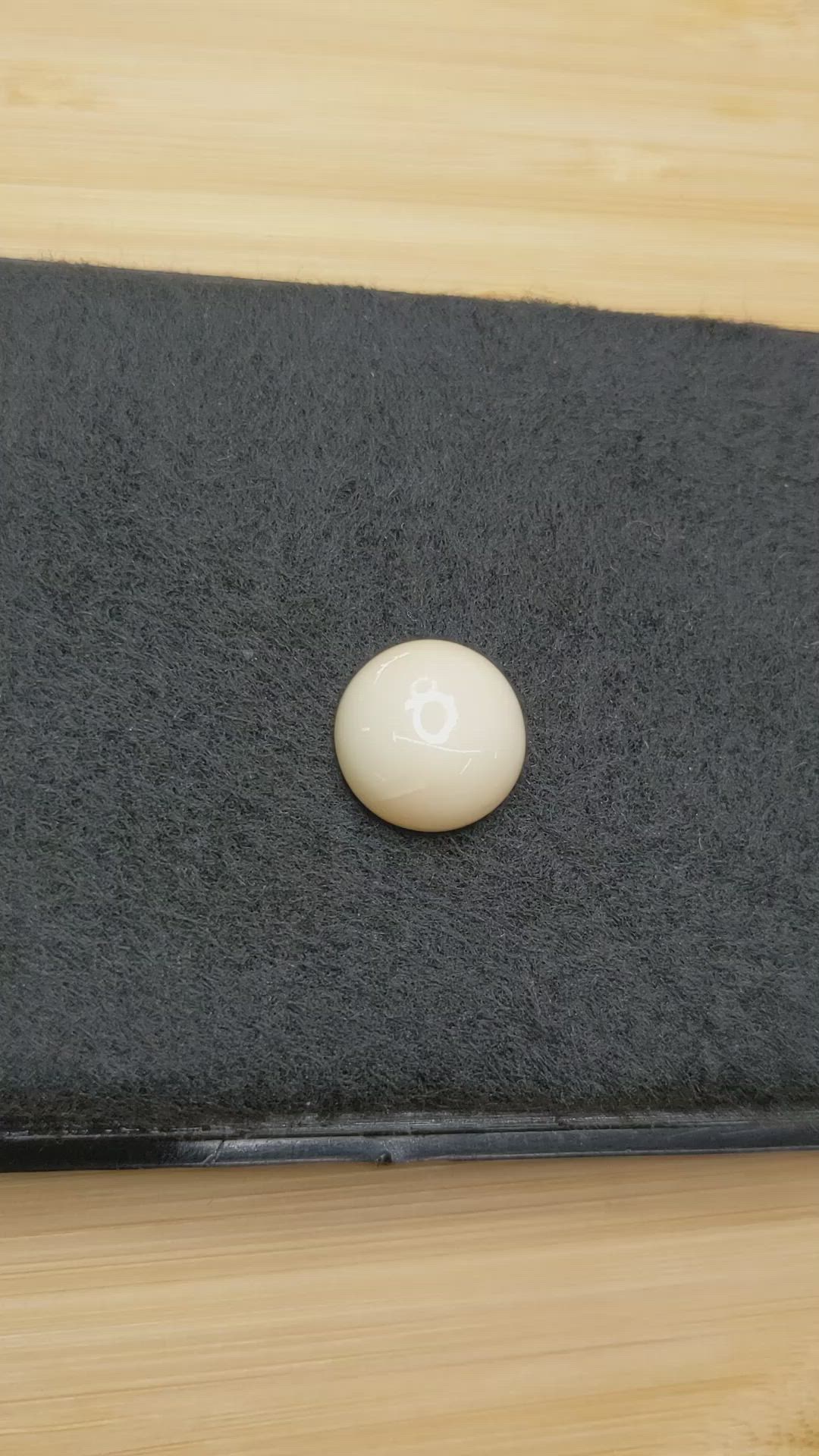 11.43 Ct. Salmon and White Cabochon Coral from Italy Size Video