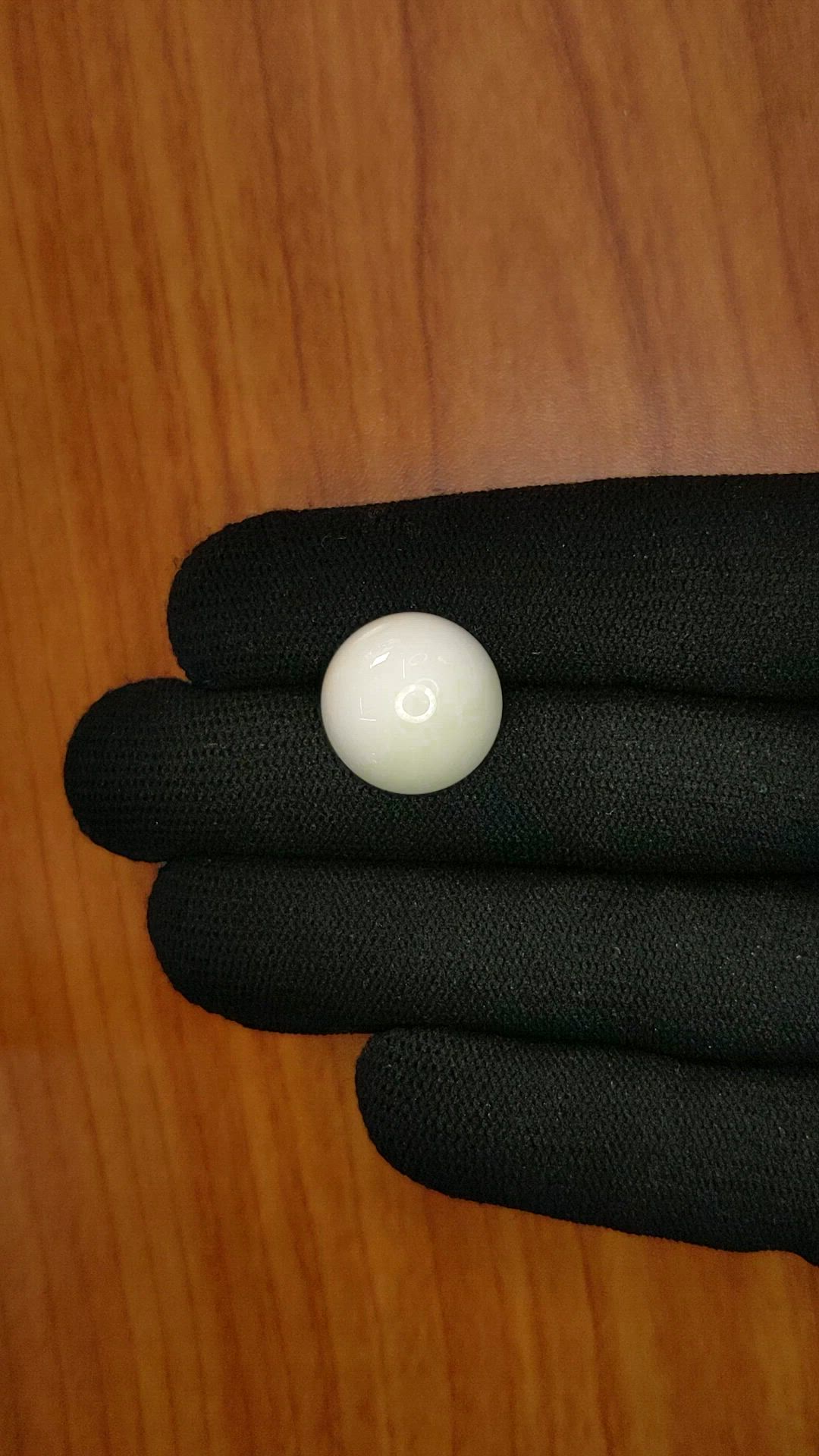 11.09 Ct. Salmon and White Cabochon Coral from Italy Size Video