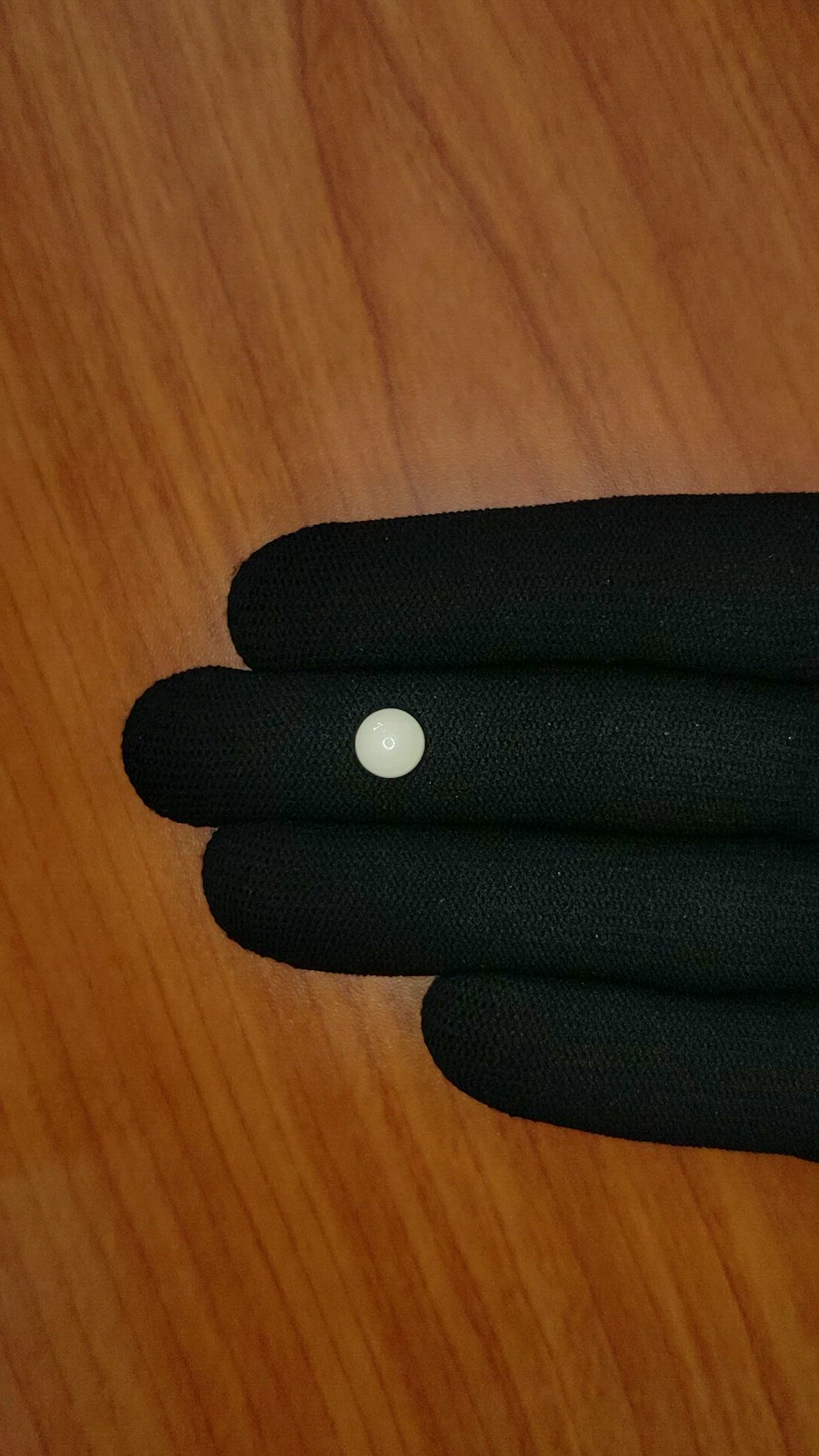 1.52 Ct. Salmon and White Cabochon Coral from Italy Size Video