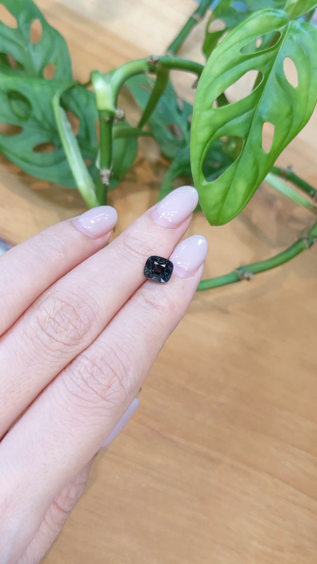 2.10 Ct. Green Spinel from Burma (Myanmar) Size Video