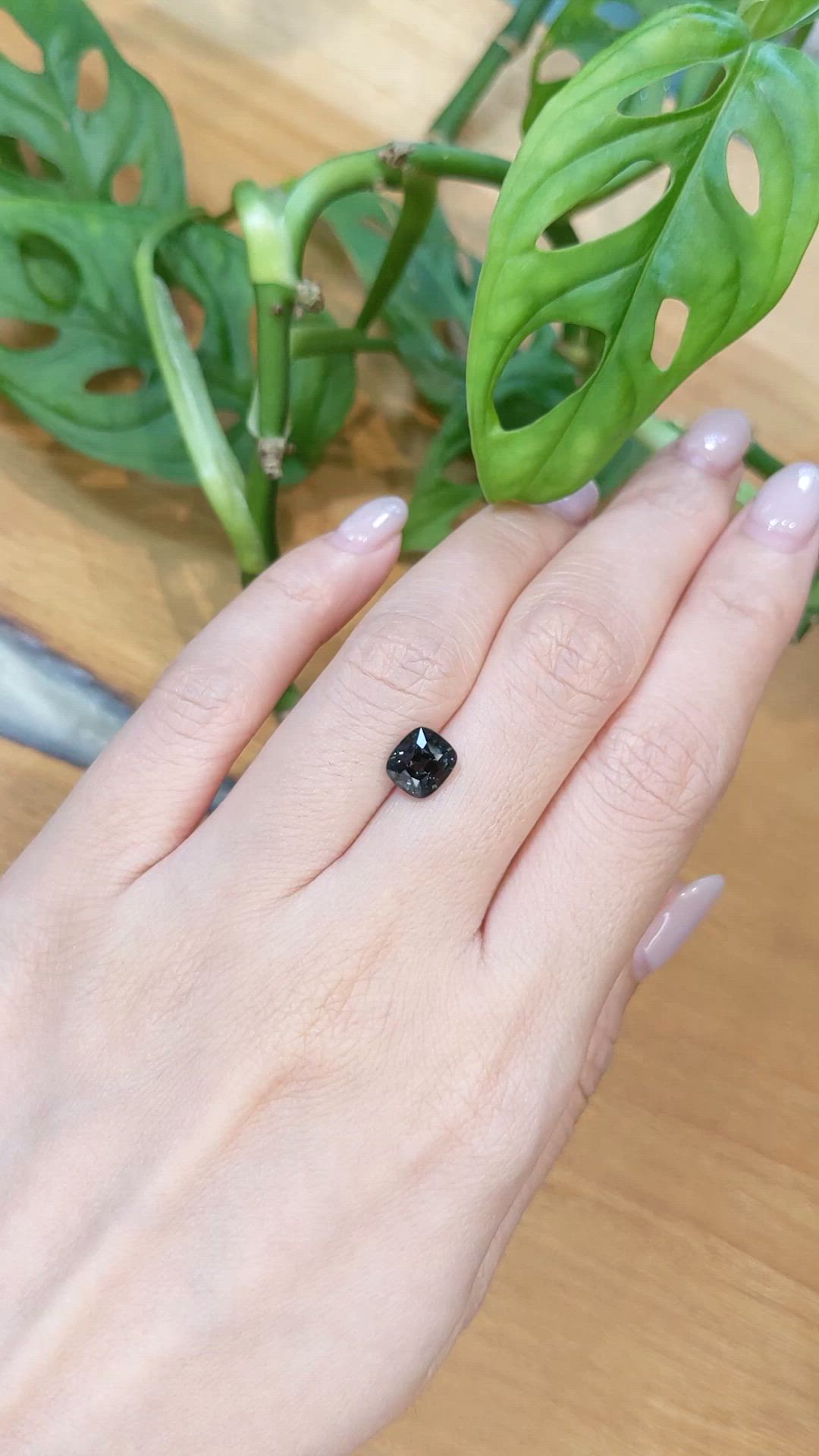 2.10 Ct. Green Spinel from Burma (Myanmar) Size Video