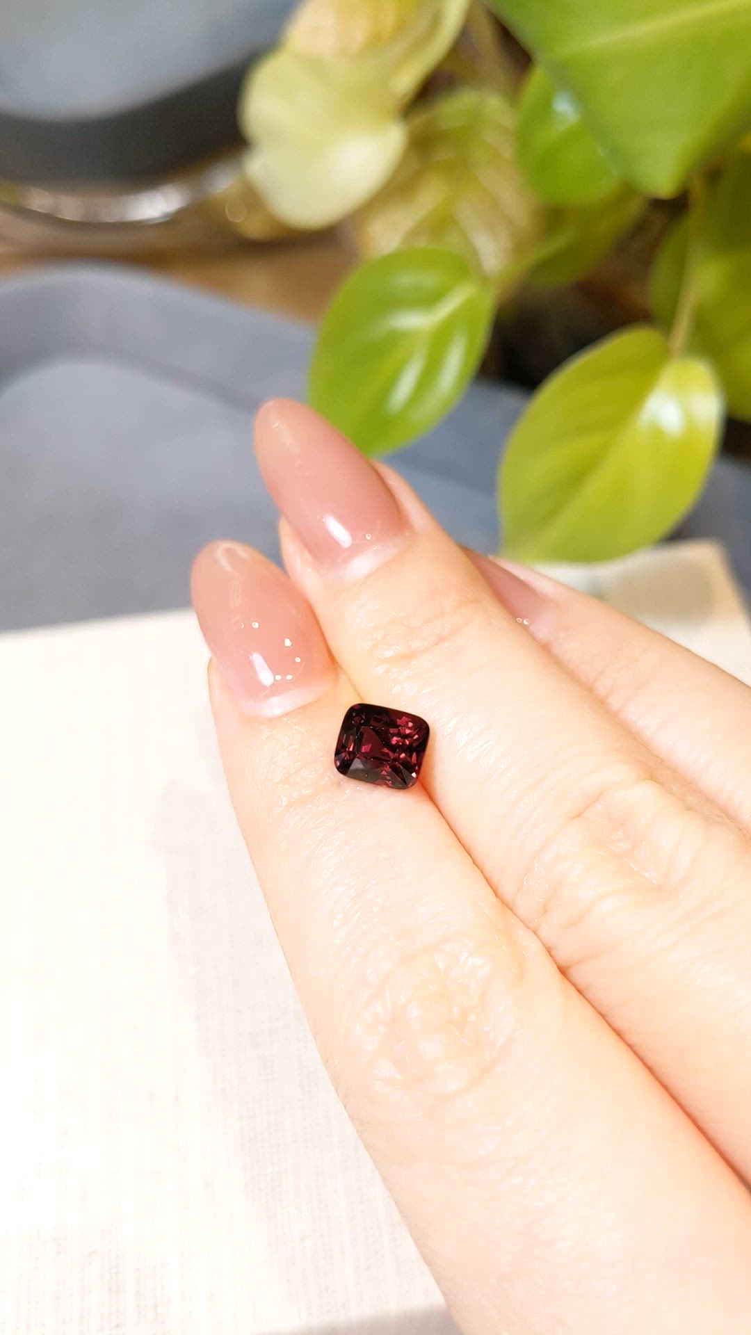 1.83 Ct. Red Spinel from Burma (Myanmar) Size Video