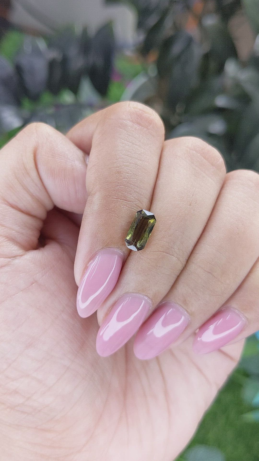 1.28 Ct. Brownish Green Andalusite Size Video
