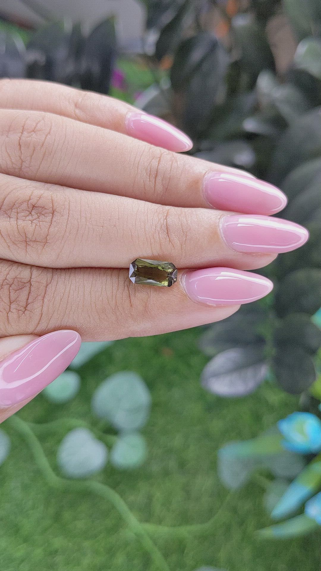 1.28 Ct. Brownish Green Andalusite Size Video