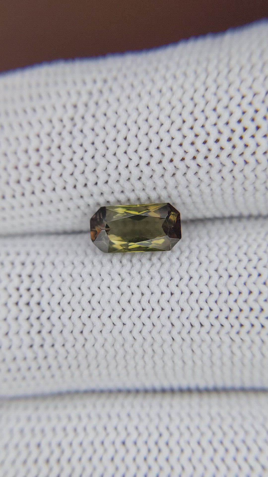 1.28 Ct. Brownish Green Andalusite Size Video