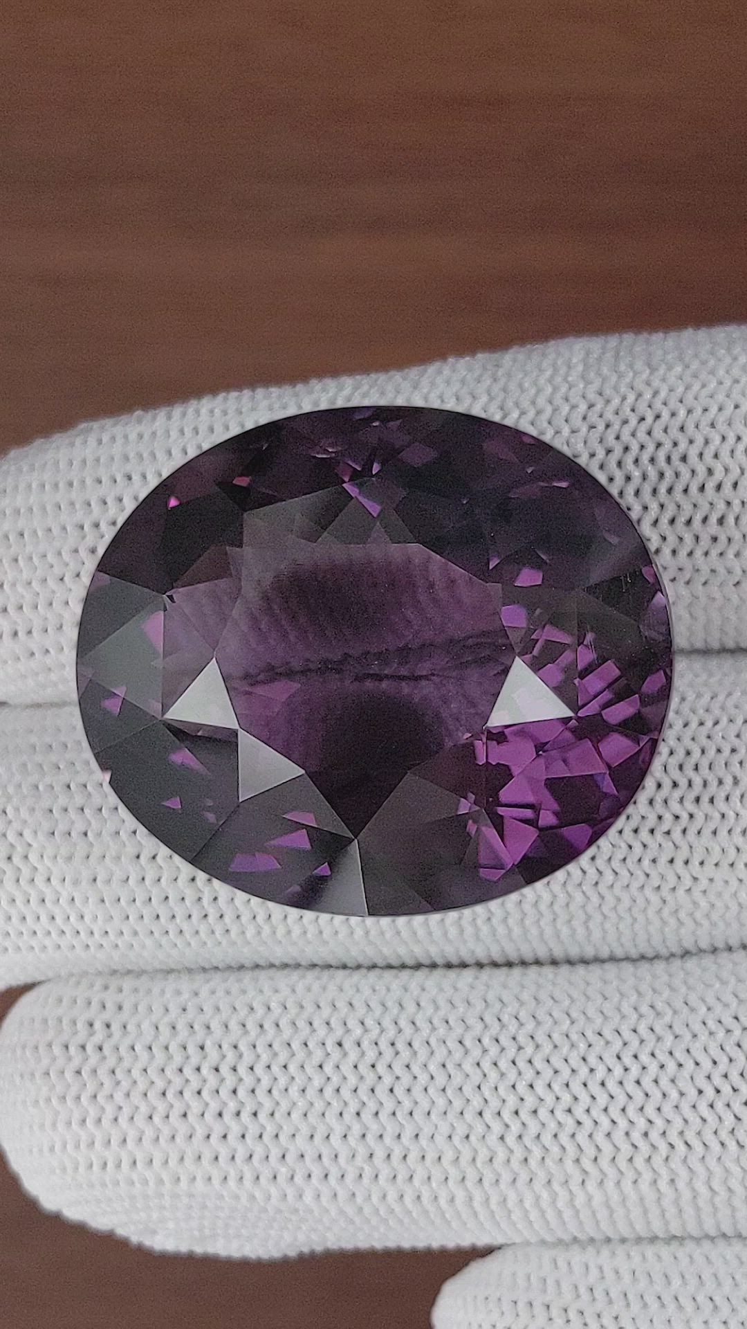 91.70 Ct. Purple Amethyst from Ceylon (Sri Lanka) Size Video