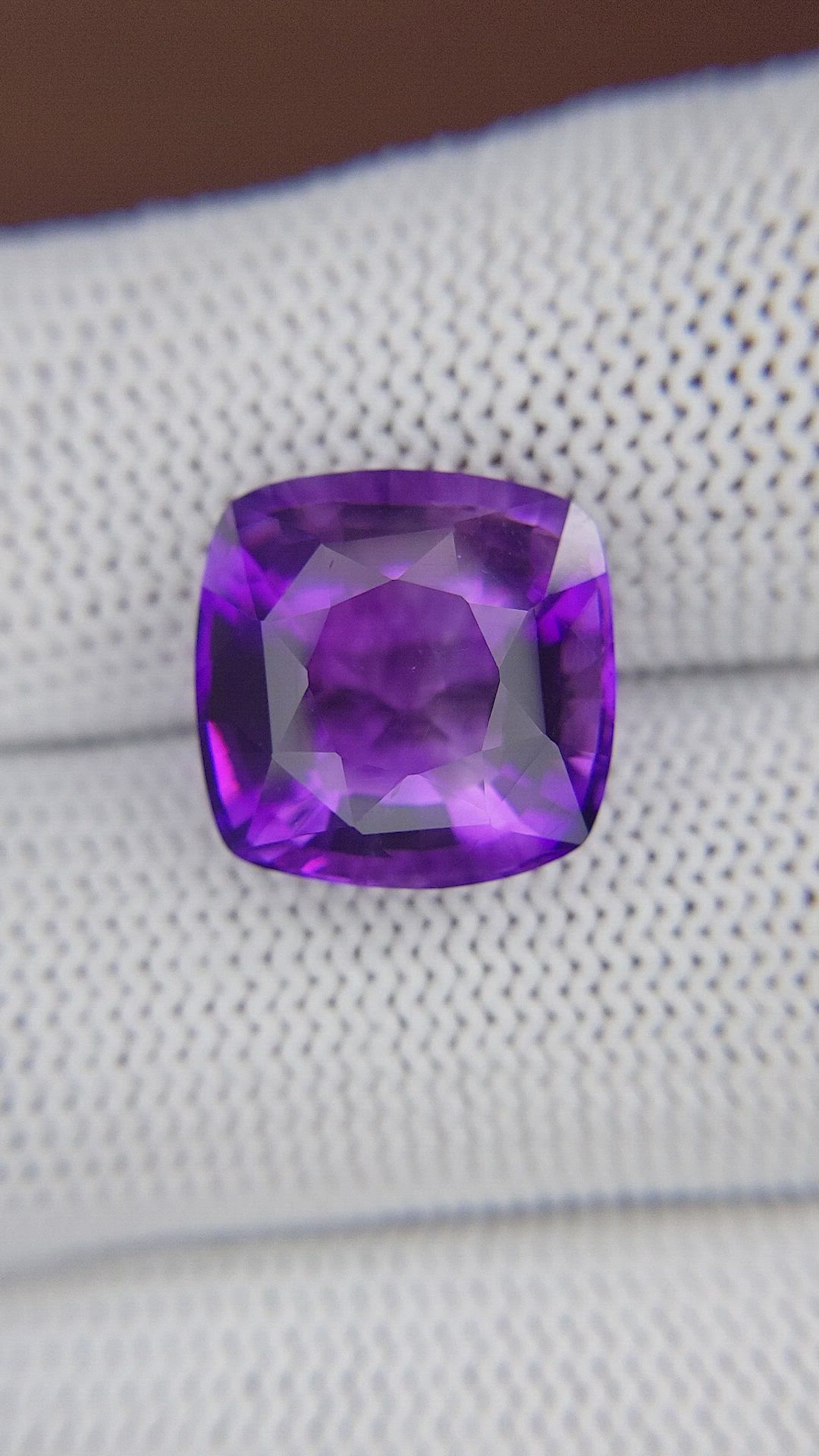 8.52 Ct. Purple Amethyst from Ceylon (Sri Lanka) Size Video