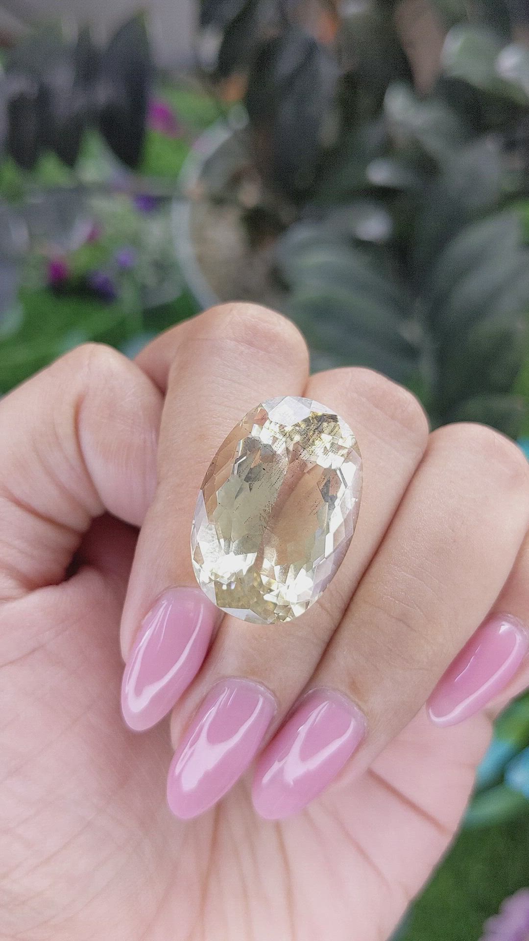 29.18 Ct. Brownish Yellow Scapolite from Ceylon (Sri Lanka) Size Video