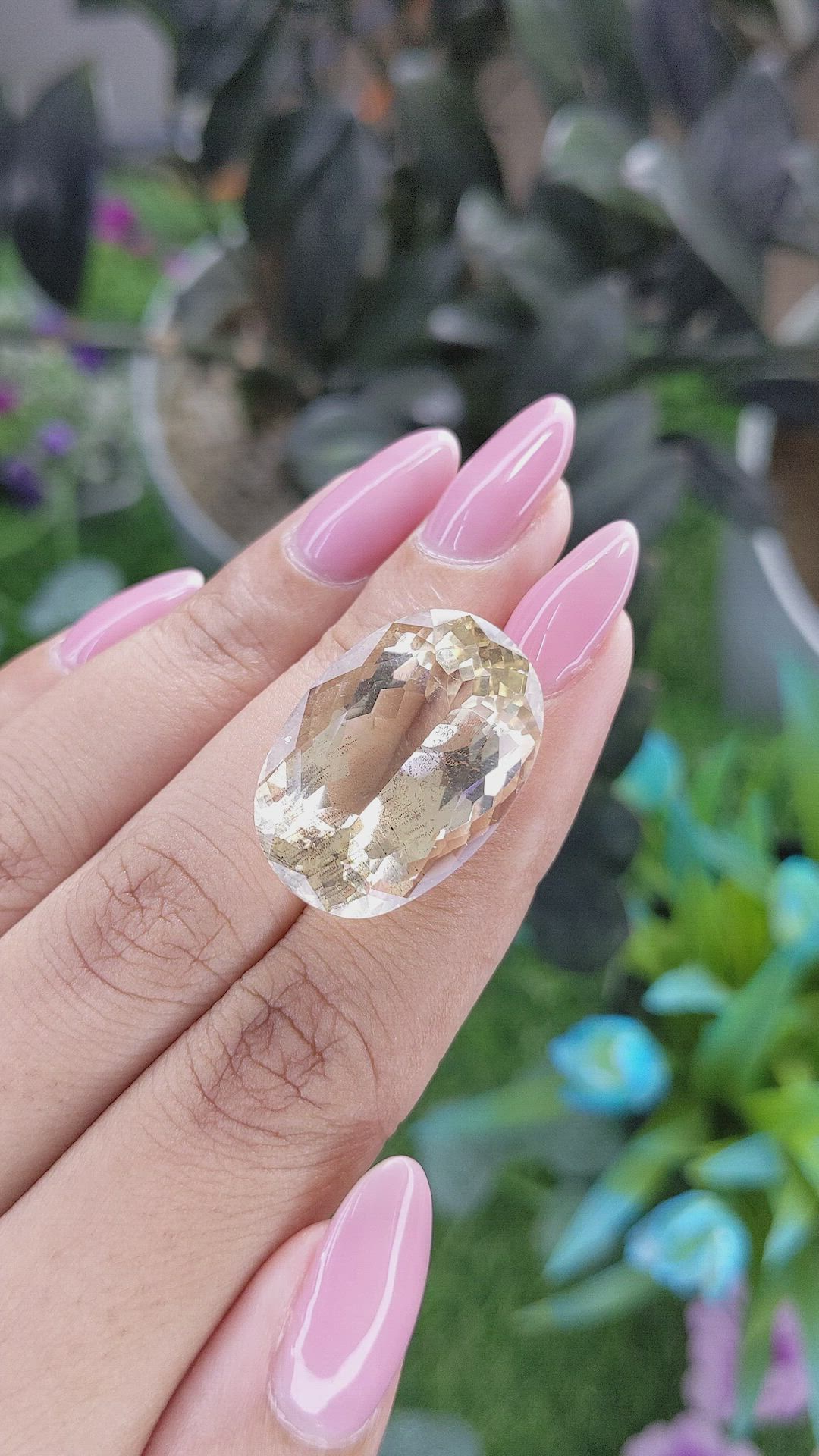 29.18 Ct. Brownish Yellow Scapolite from Ceylon (Sri Lanka) Size Video