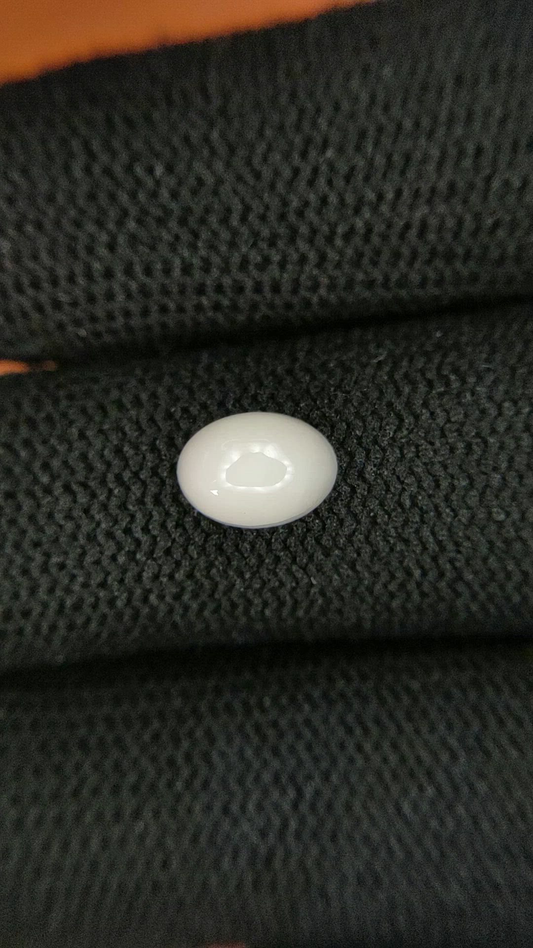 1.26 Ct. Salmon and White Cabochon Coral from Italy Size Video
