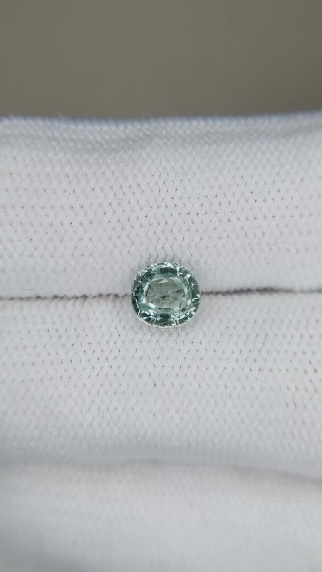 1.13 Ct. Greenish Blue Tourmaline from Mozambique Size Video
