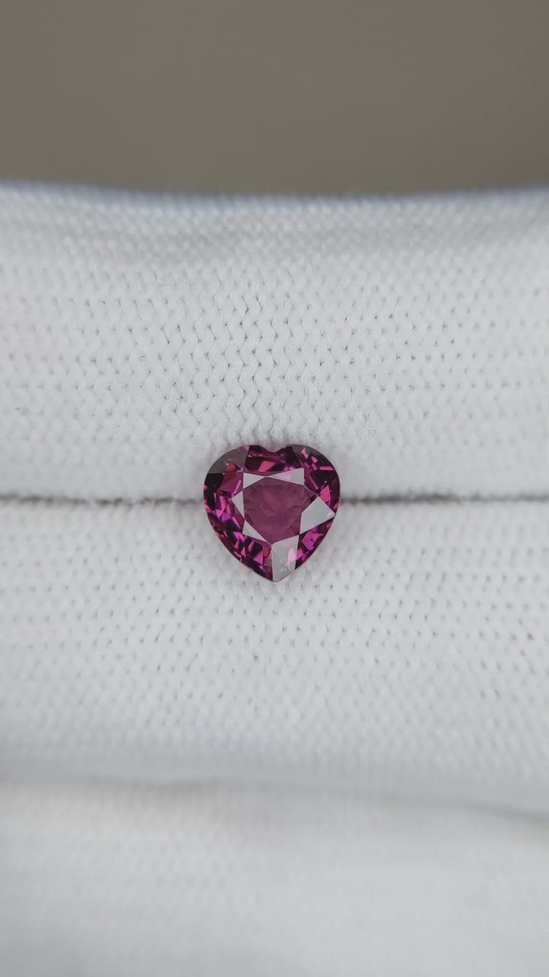 1.65 Ct. Pinkish Purple Rhodolite Garnet from Mozambique Size Video