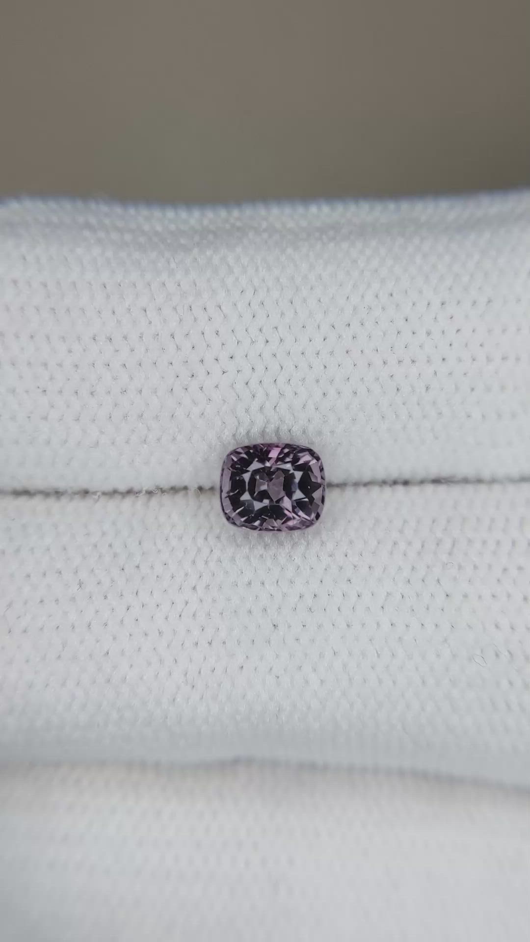 1.07 Ct. Purplish Grey Spinel from Burma (Myanmar) Size Video