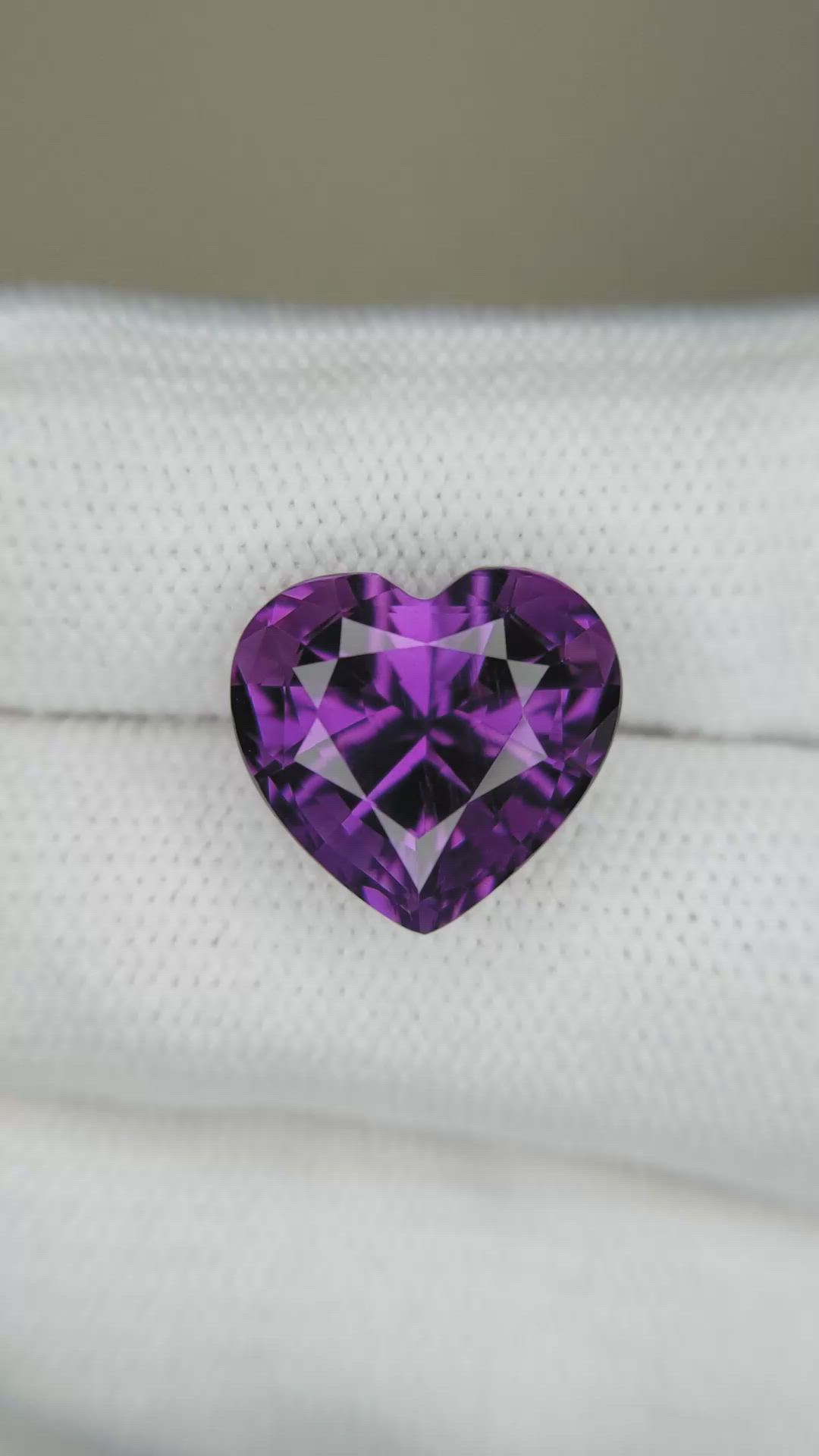 7.99 Ct. Purple Amethyst from Brazil Size Video