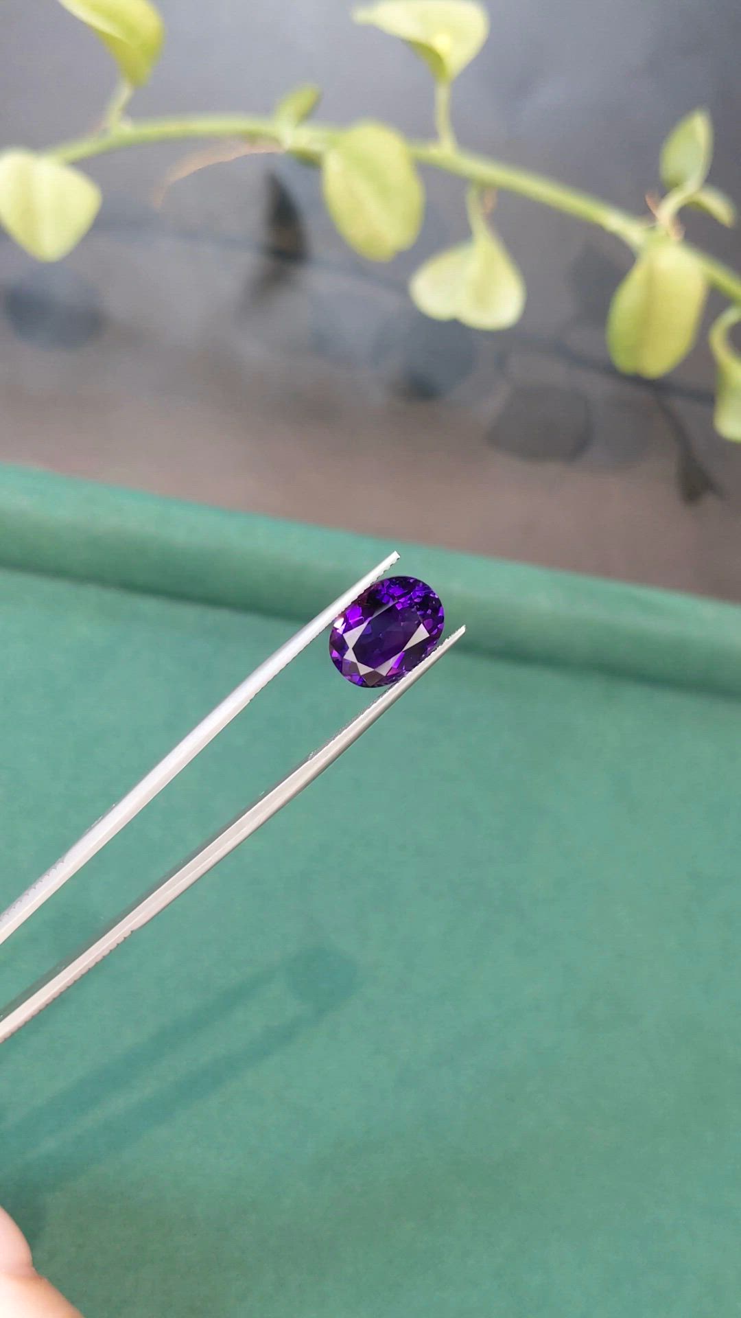 3.72 Ct. Purple Amethyst from Uruguay Size Video