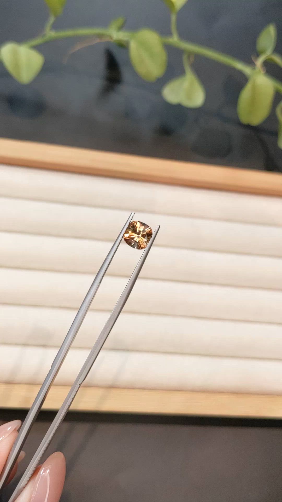 1.95 Ct. Brown Topaz from Brazil Size Video