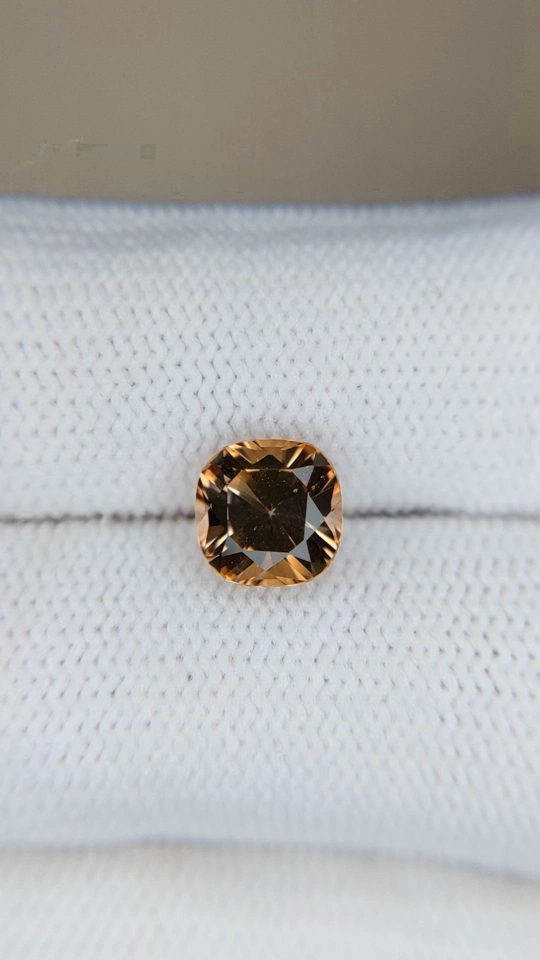 1.95 Ct. Brown Topaz from Brazil Size Video