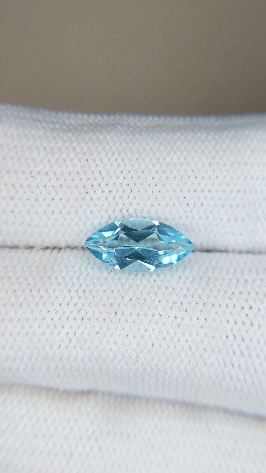 2.02 Ct. Sky Blue Topaz from Brazil Size Video