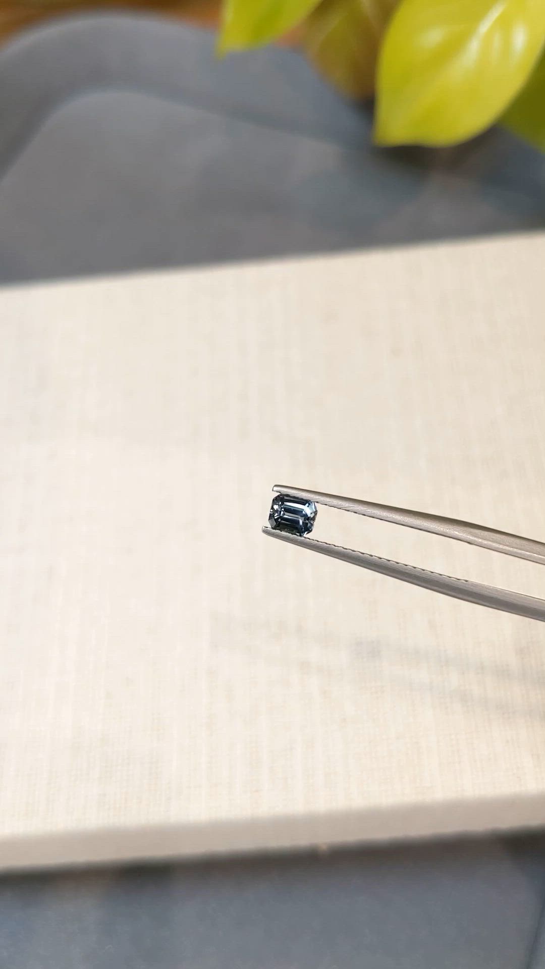 0.37 Ct. Greenish Blue Tourmaline from Mozambique Size Video