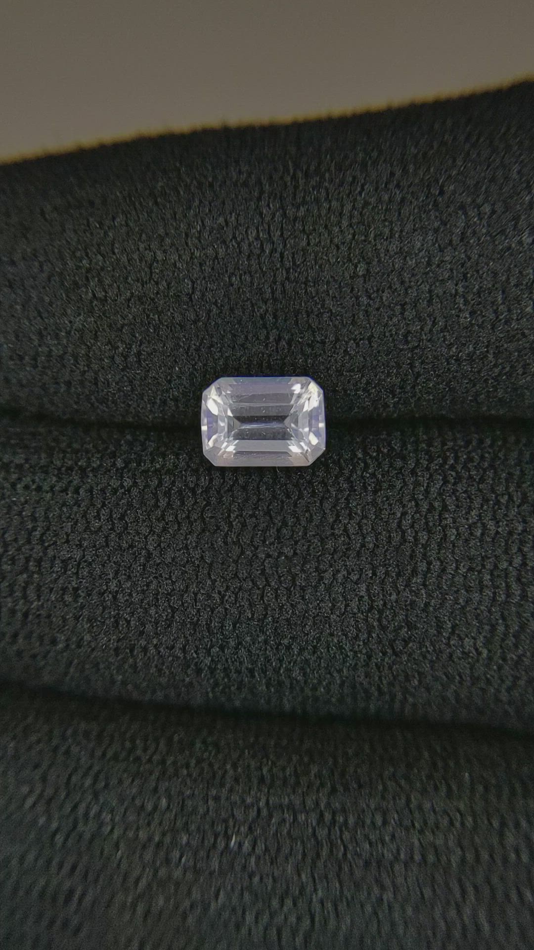 1.01 Ct. White Moonstone from Madagascar Size Video