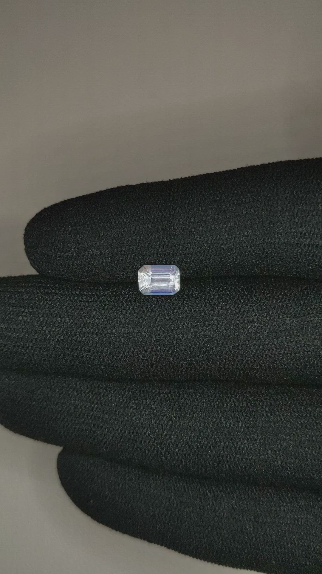 1.01 Ct. White Moonstone from Madagascar Size Video
