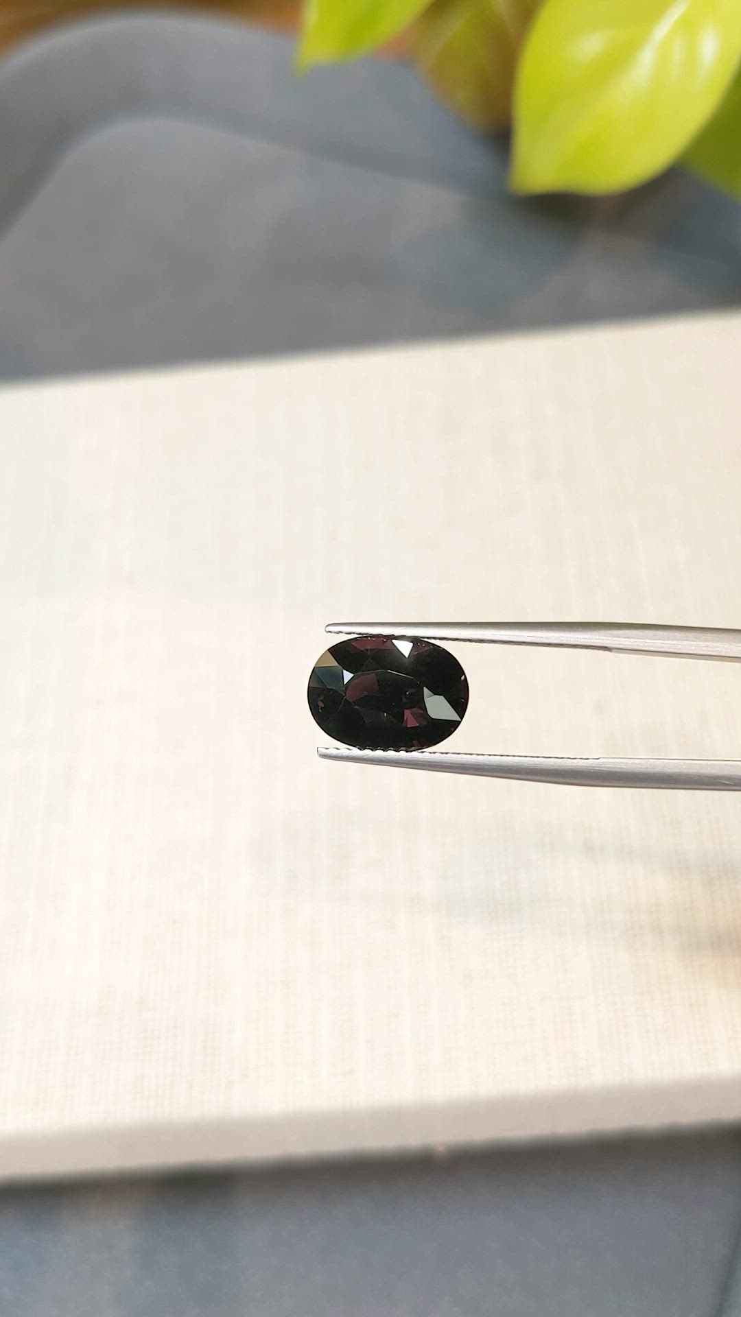6.76 Ct. Red Garnet from Mozambique Size Video