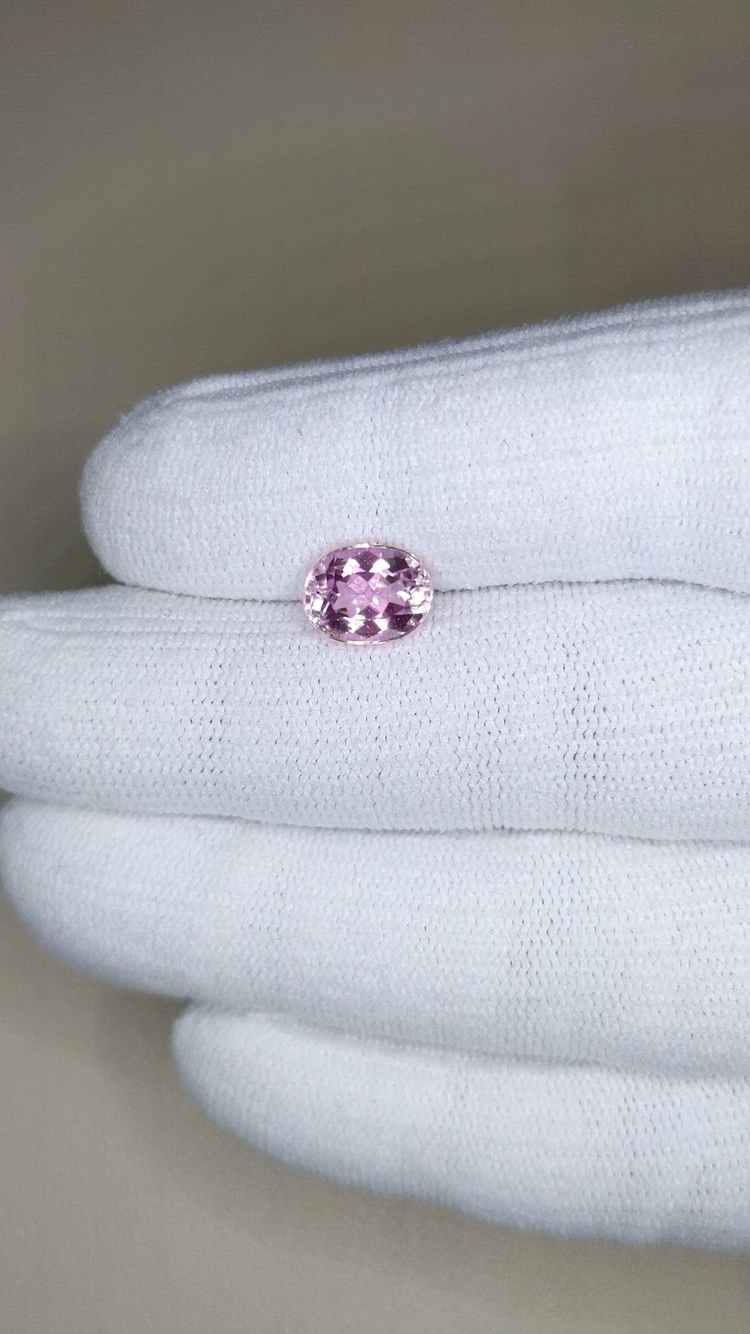 2.42 Ct. Pink Kunzite from Afghanistan Size Video