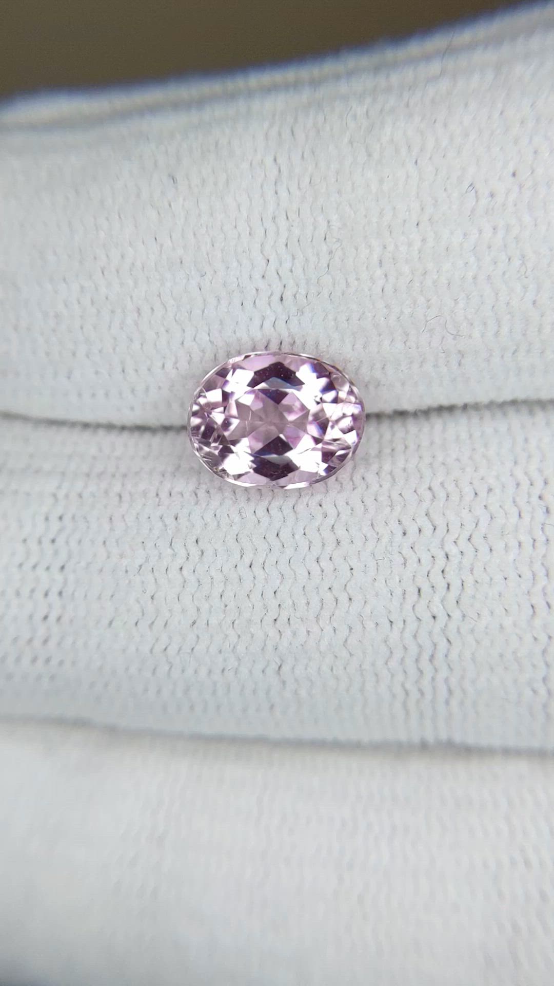 2.42 Ct. Pink Kunzite from Afghanistan Size Video