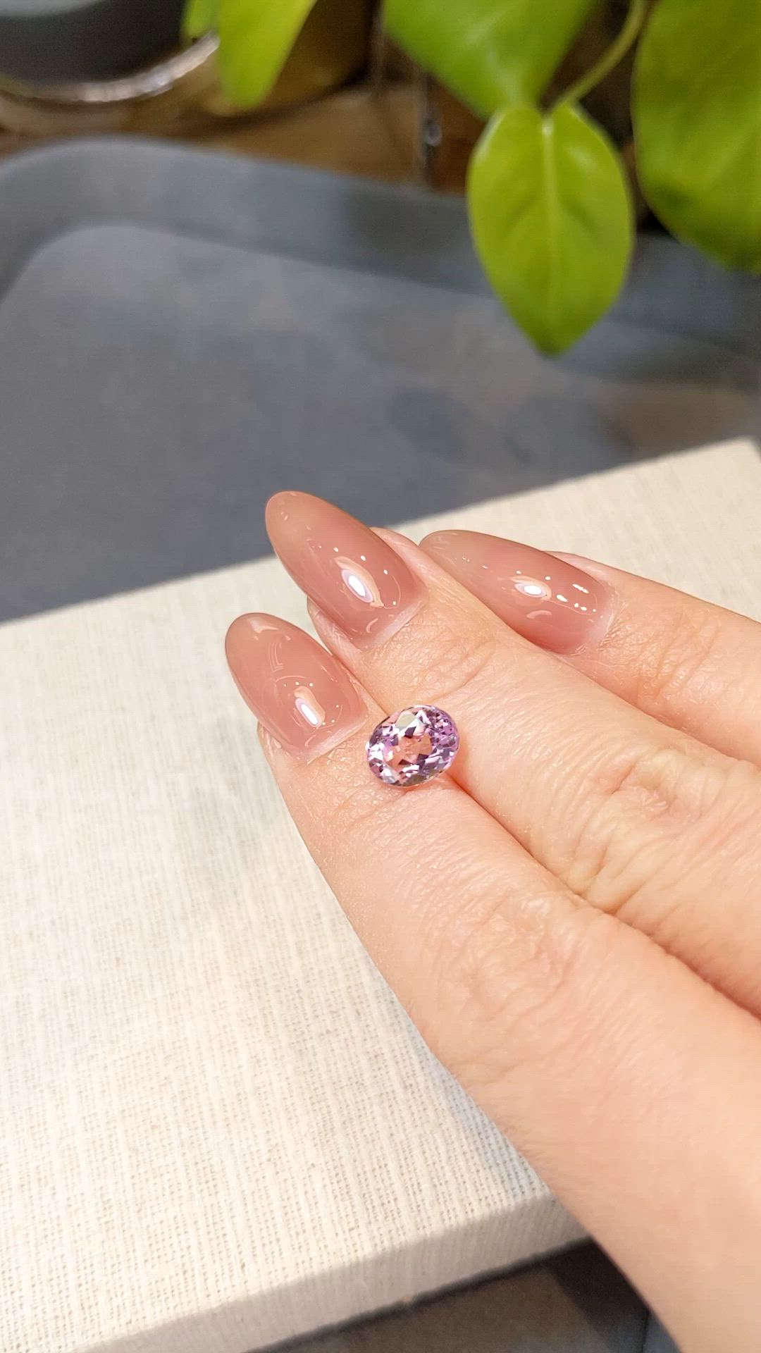 2.42 Ct. Pink Kunzite from Afghanistan Size Video