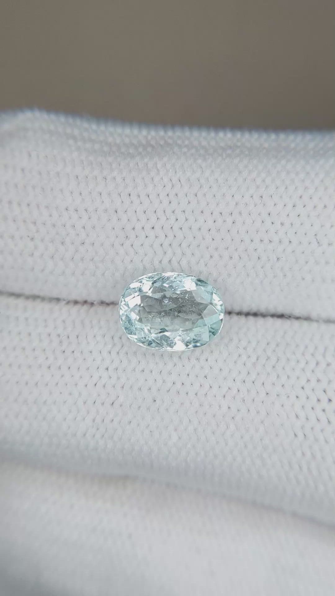 1.79 Ct. Blue Paraiba Tourmaline from Mozambique Size Video