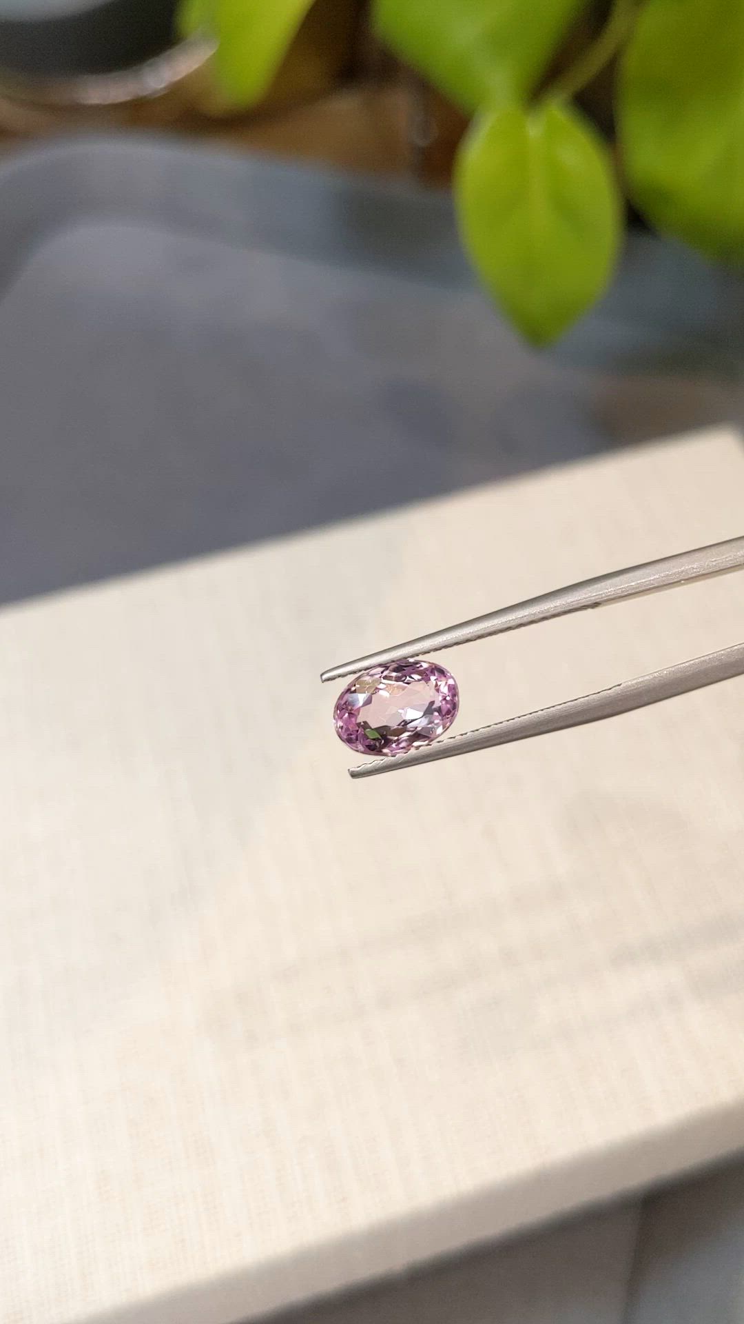 2.09 Ct. Pink Kunzite from Afghanistan Size Video