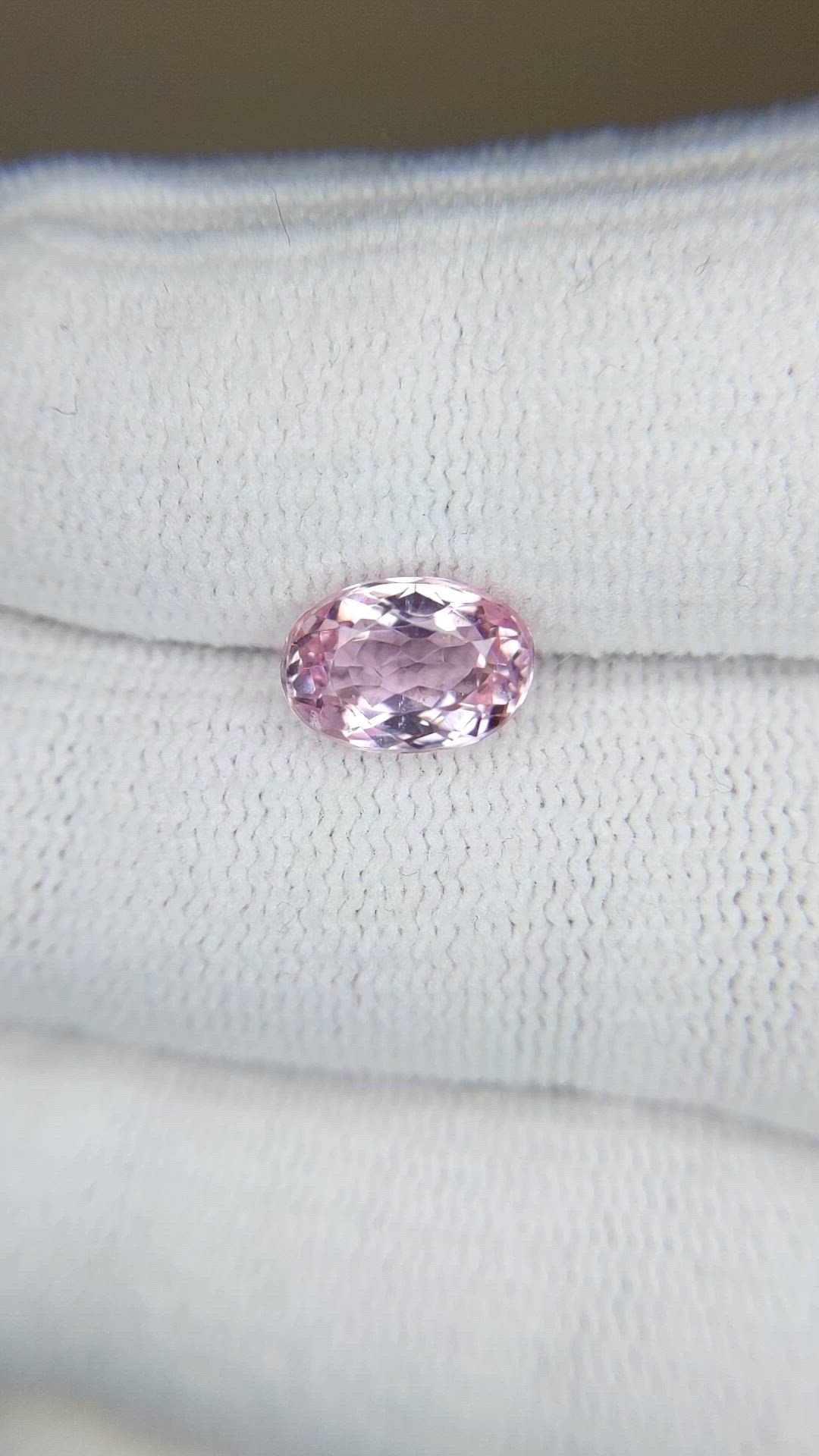 2.09 Ct. Pink Kunzite from Afghanistan Size Video