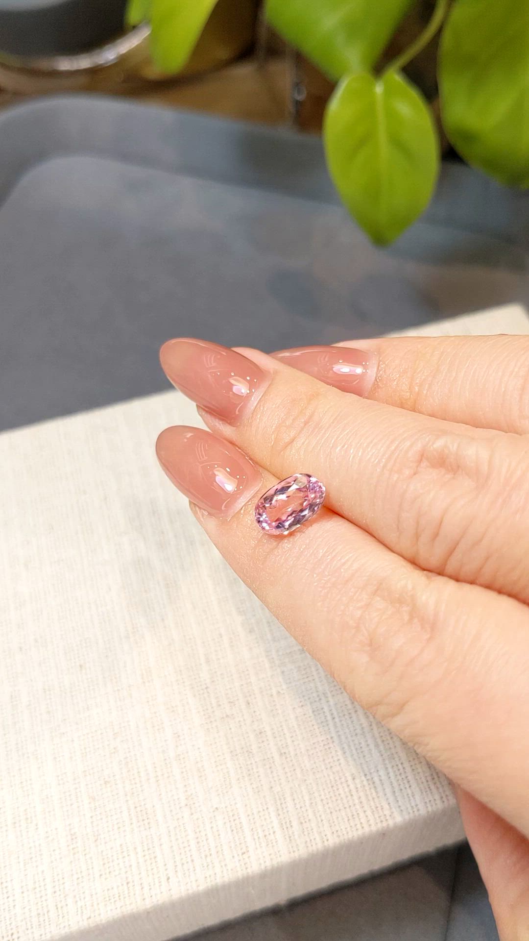 2.23 Ct. Pink Kunzite from Afghanistan Size Video