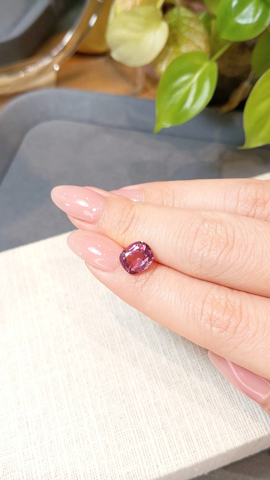 3.05 Ct. Pink Spinel from Tanzania Size Video