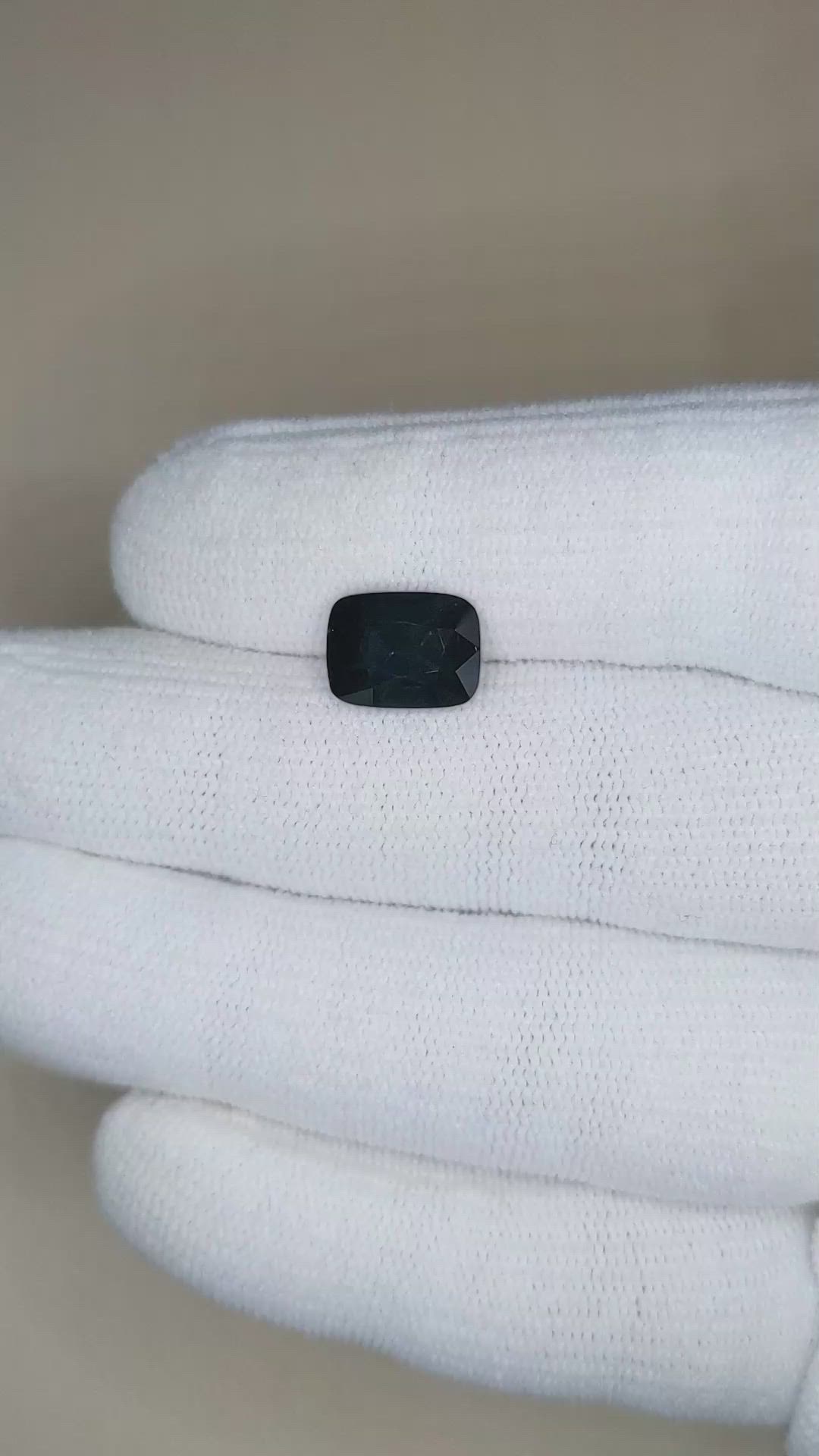 4.14 Ct. Blue Cobalt Spinel from Tanzania Size Video