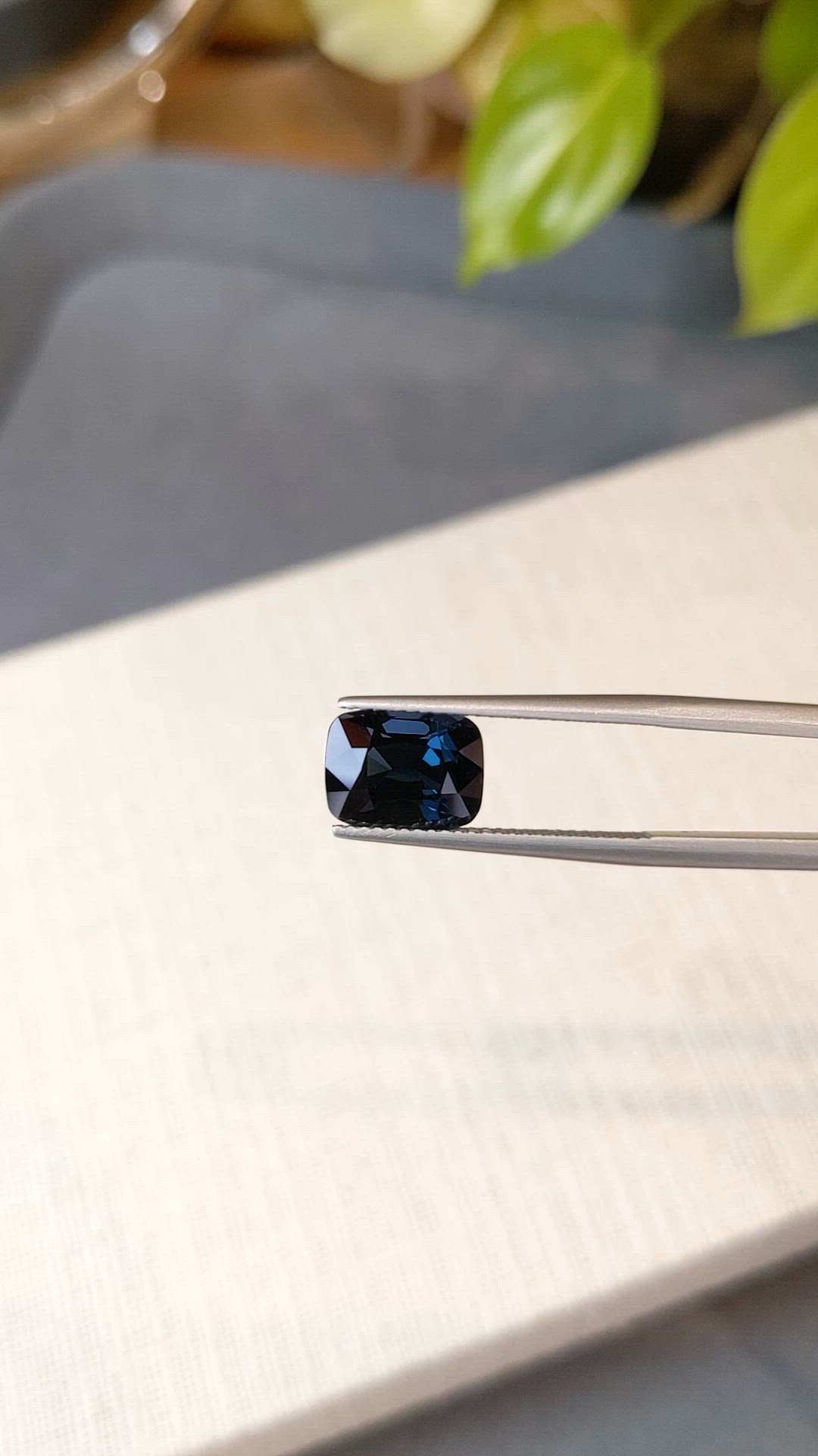4.14 Ct. Blue Cobalt Spinel from Tanzania Size Video