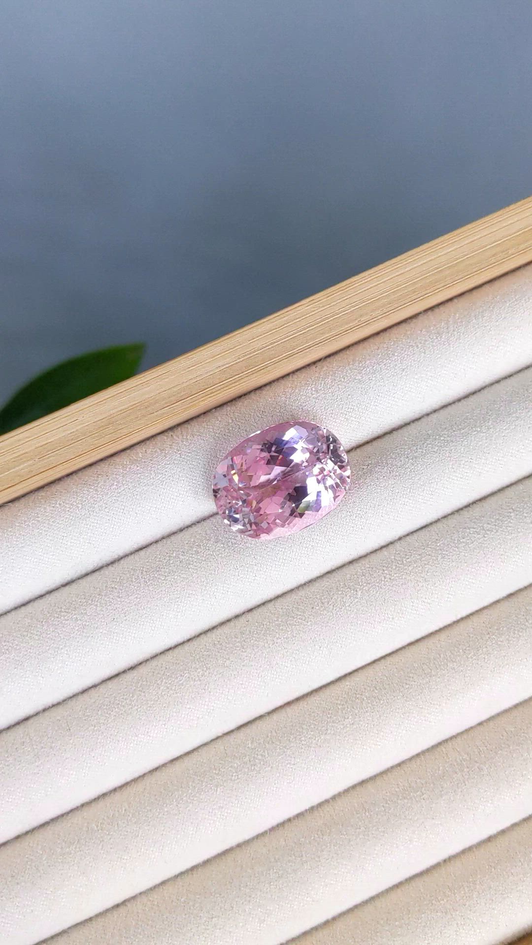 24.86 Ct. Pink Kunzite from Afghanistan Size Video