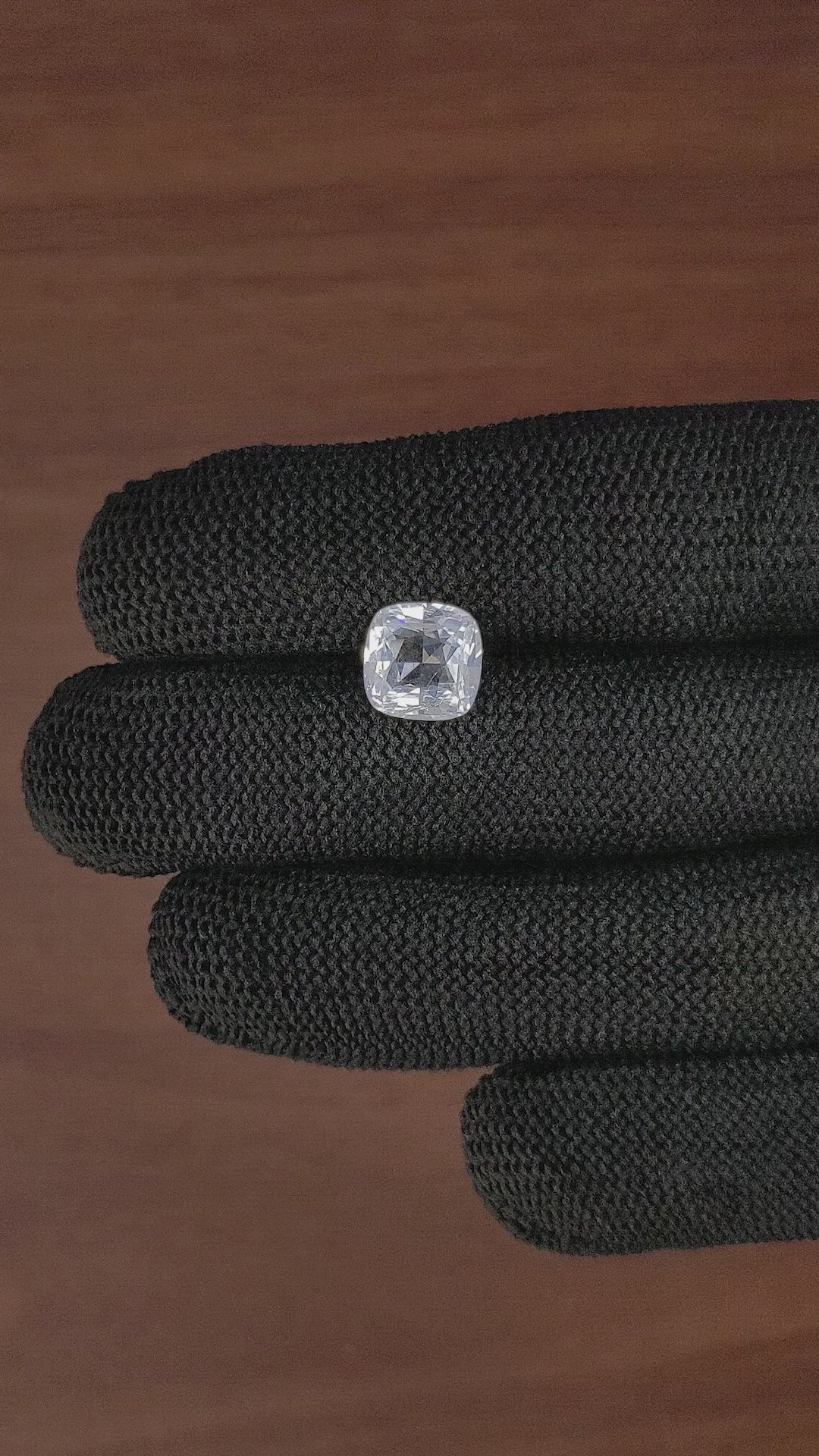 3.19 Ct. White Jeremejevite from Madagascar Size Video