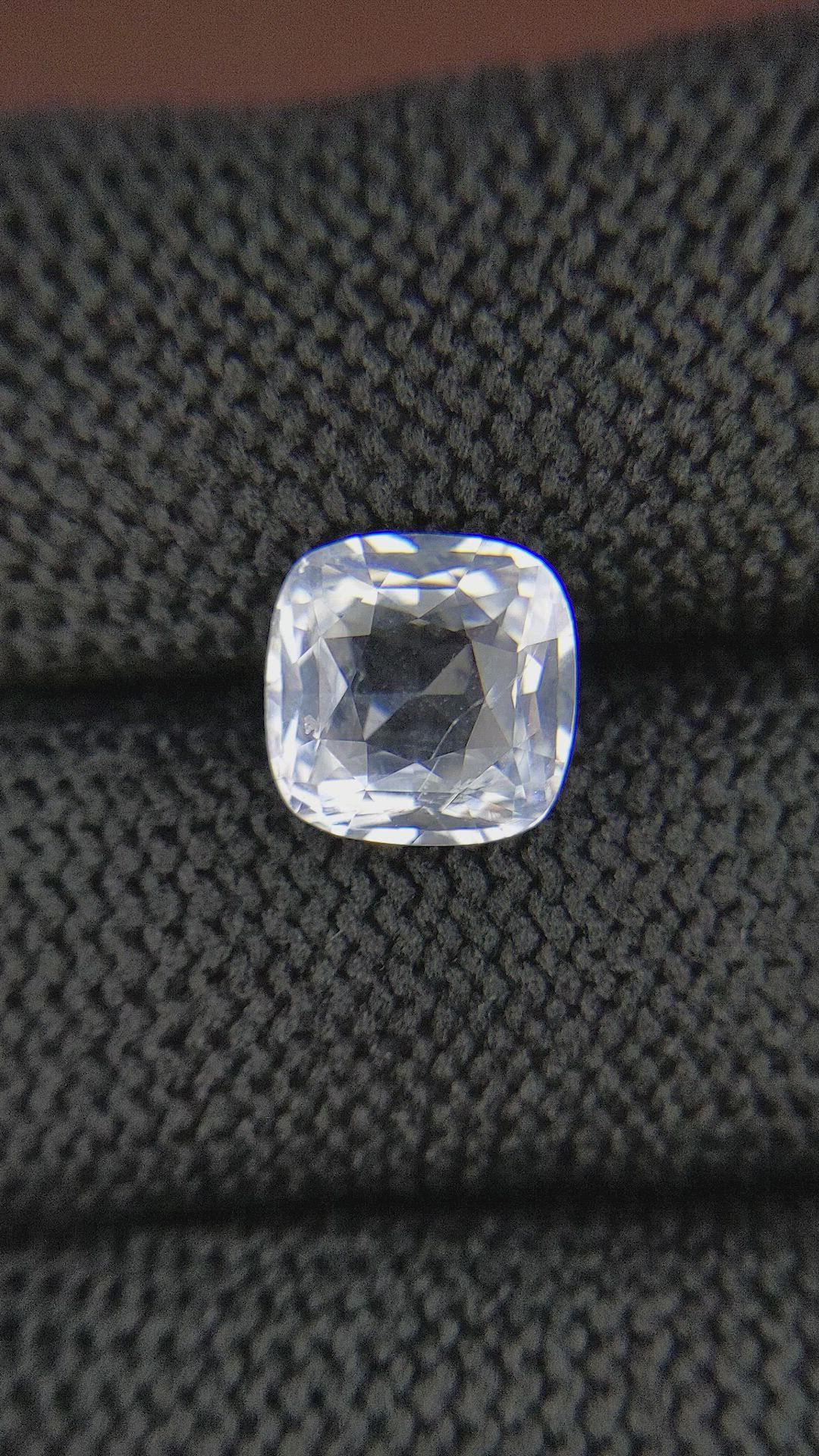 3.19 Ct. White Jeremejevite from Madagascar Size Video