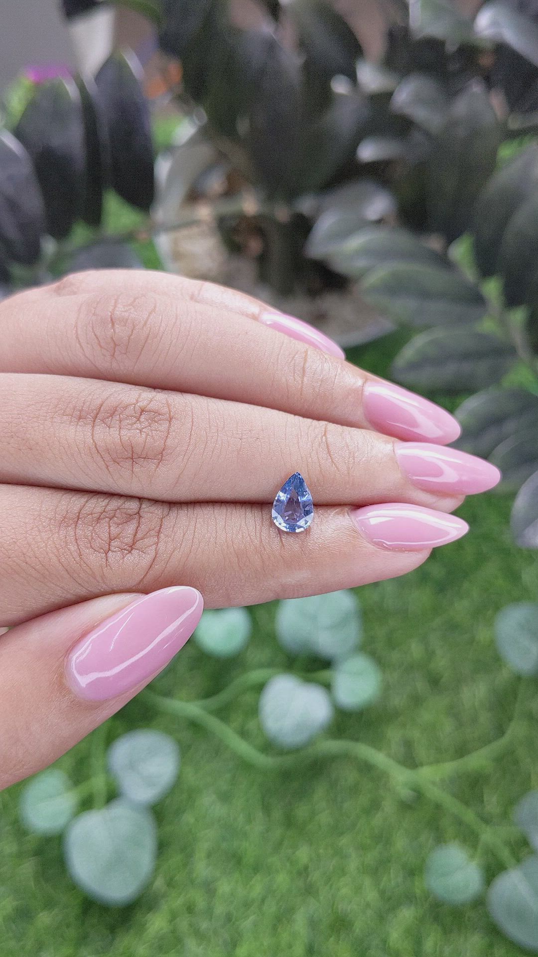 1.03 Ct. Blue Spinel from Tanzania Size Video