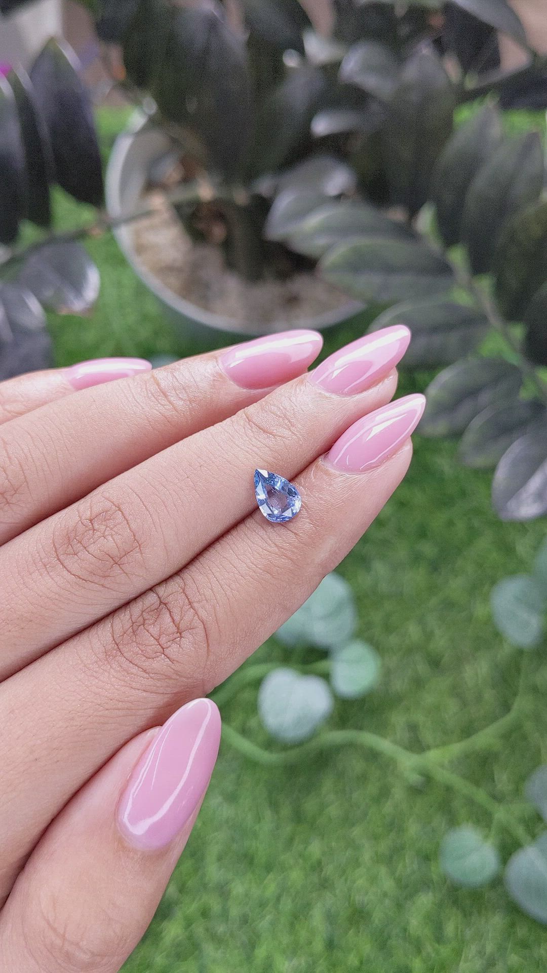 1.03 Ct. Blue Spinel from Tanzania Size Video