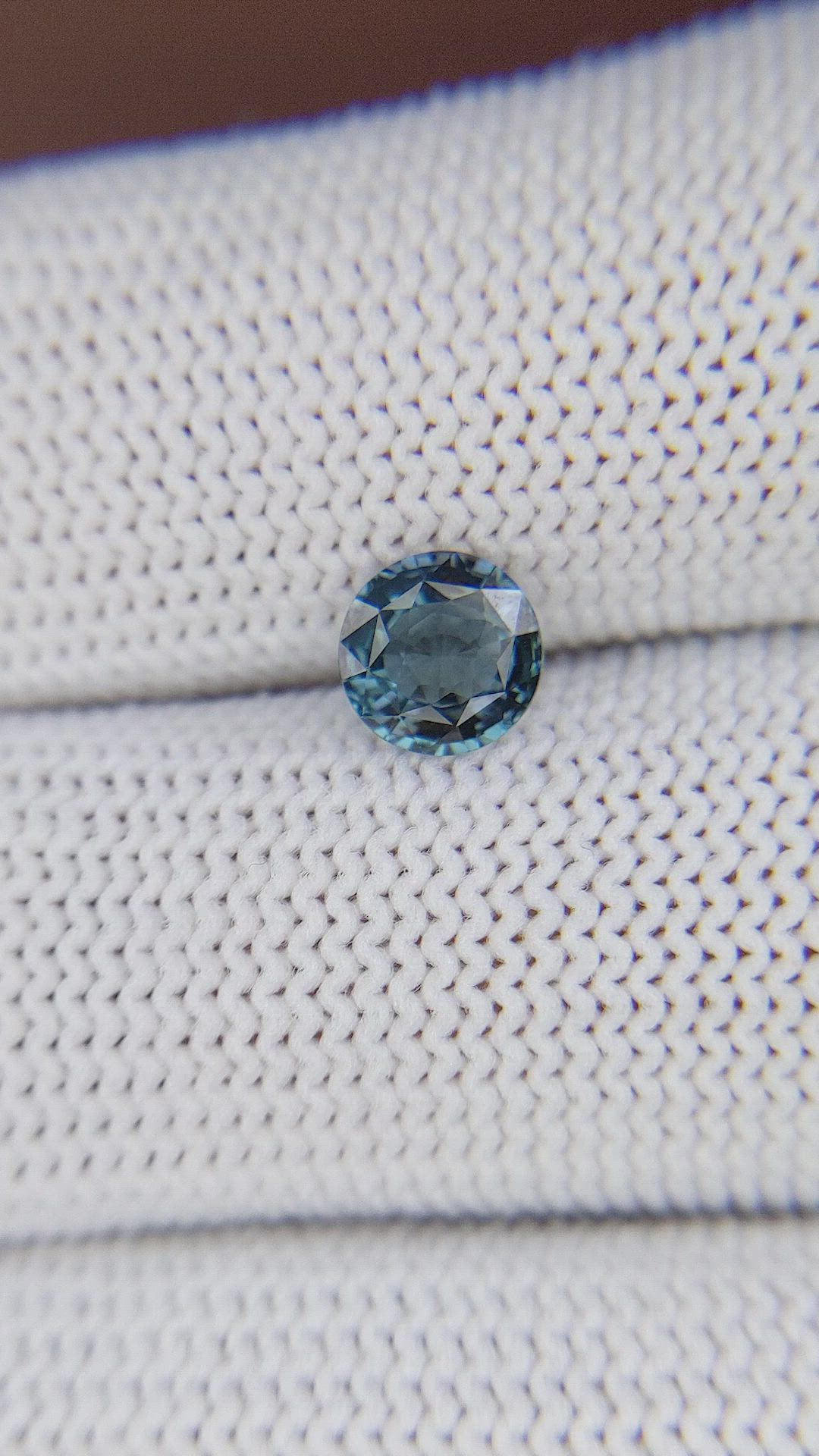 0.97 Ct. Greenish Blue Spinel from Tanzania Size Video