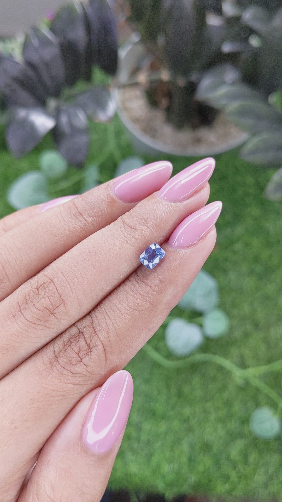 1.03 Ct. Blue Spinel from Tanzania Size Video